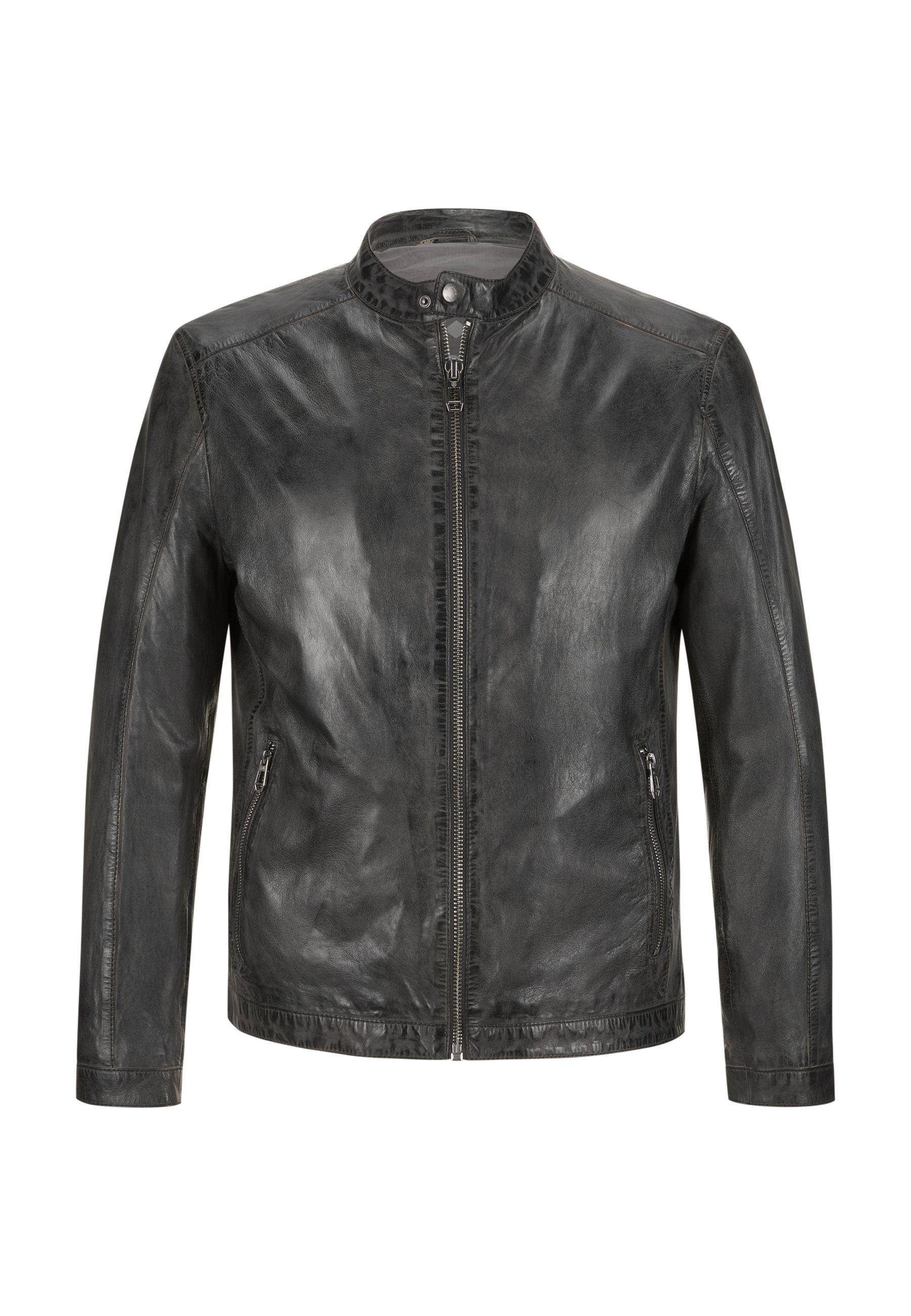 Milestone Bikerjacke MSLacona Herren Lederjacke Jacke