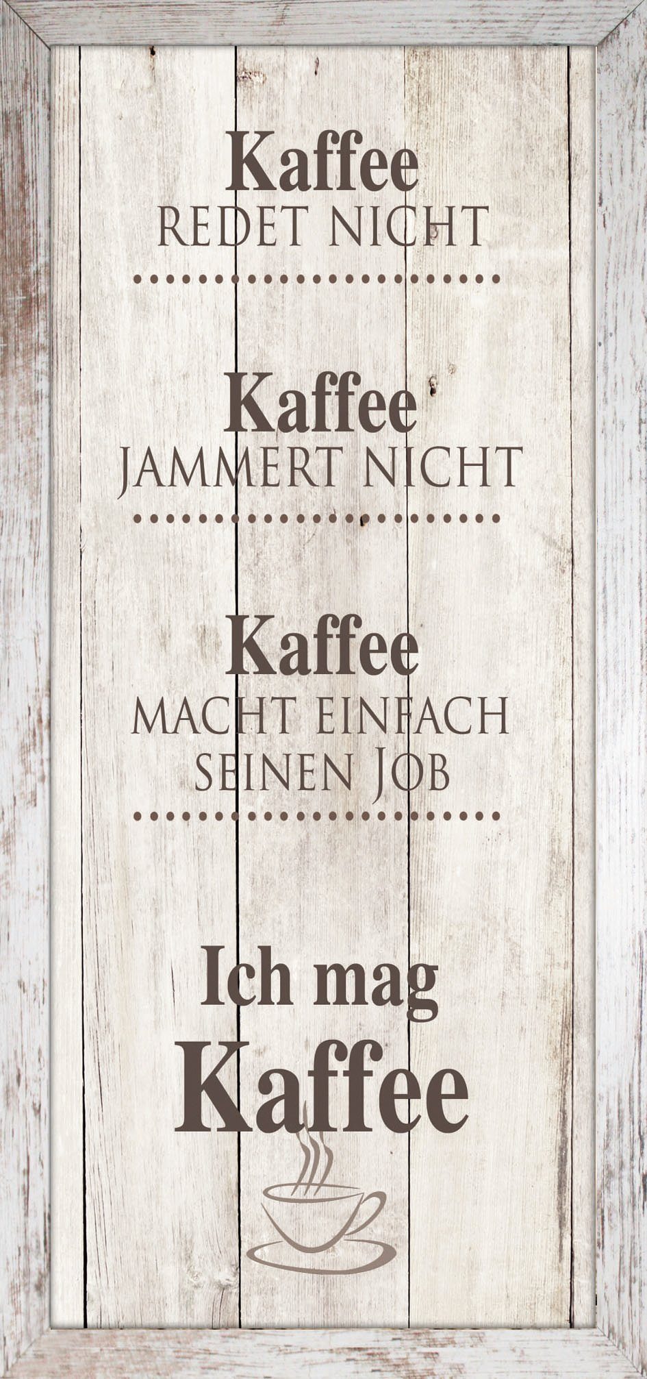 Bönninghoff Bild mit Rahmen Kaffee, (1