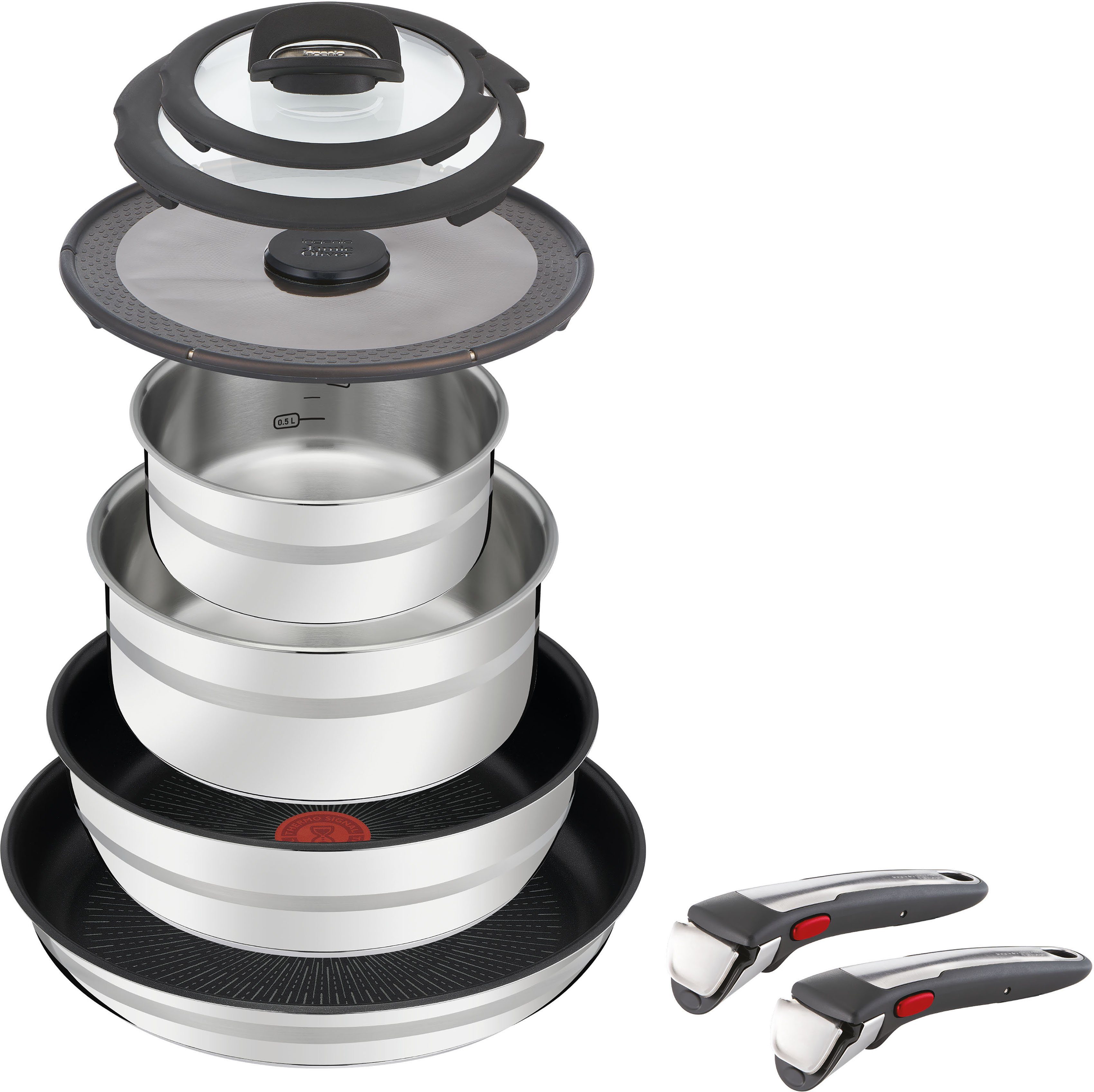 Tefal Pfannen-Set Jamie Oliver Ingenio Induktions
