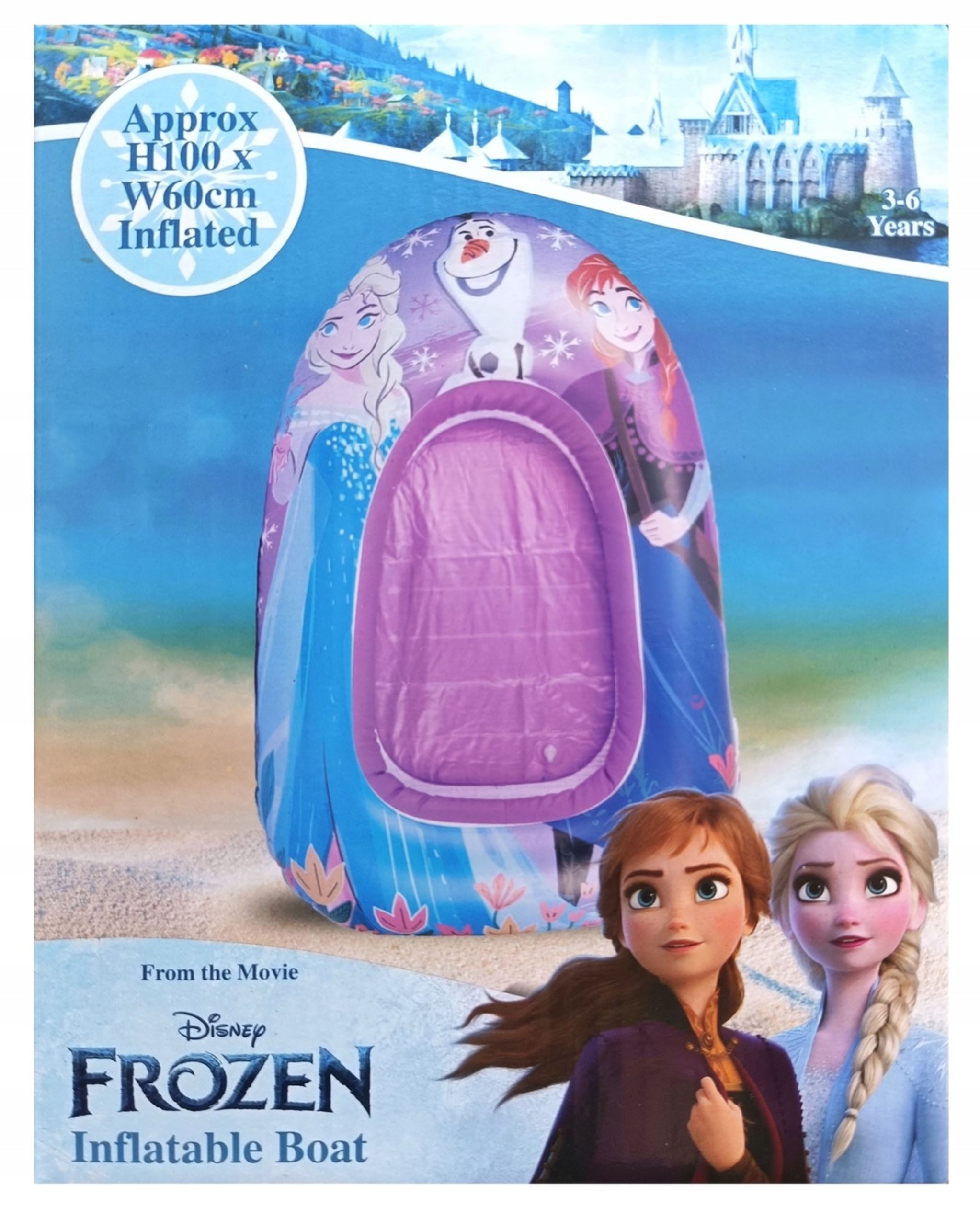 Festivalartikel Kinder-Schlauchboot Frozen Boot 100 x