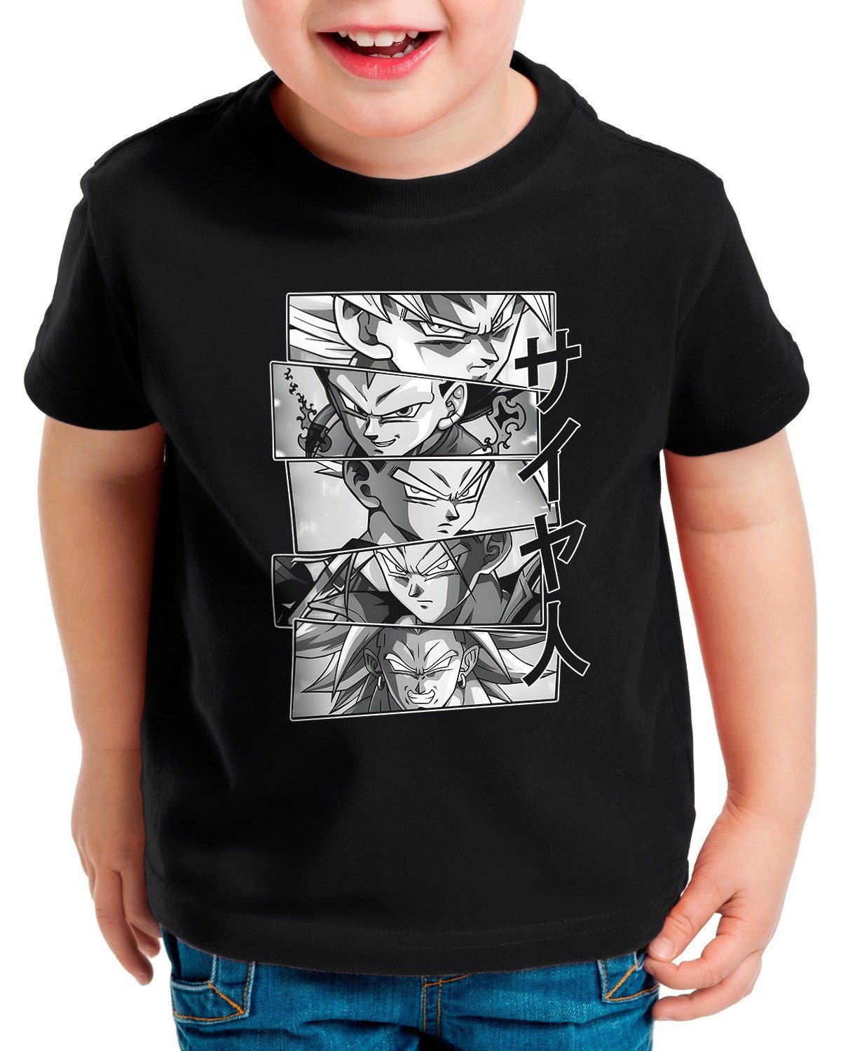 style3 T-Shirt Saiyan Heroes super dragonball