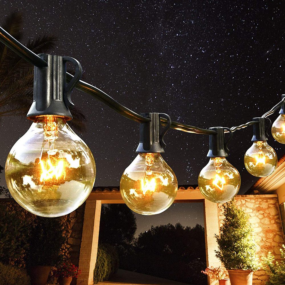 MUPOO Lichterkette LED Lichterkette Außen,Outdoor Lichterkette