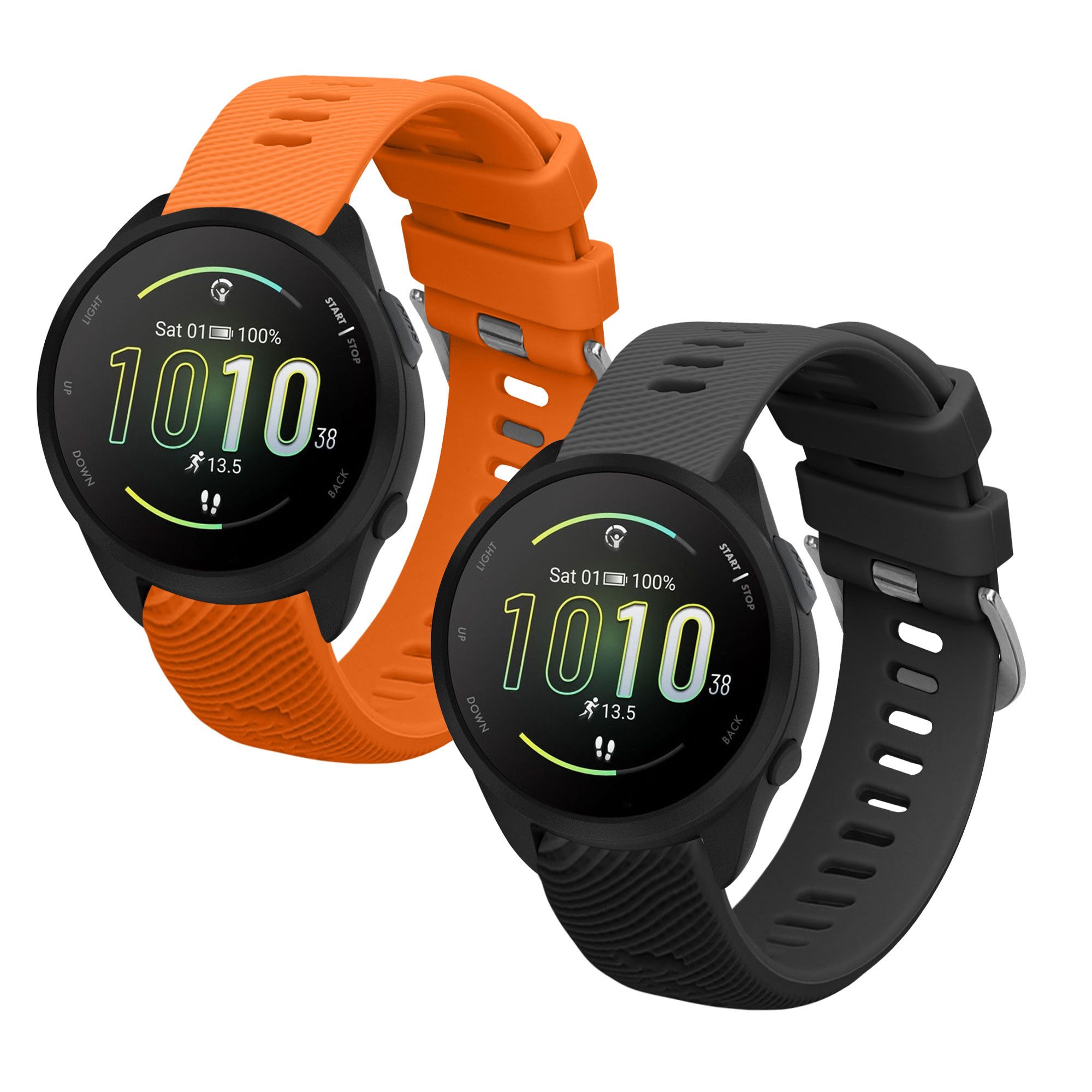 kwmobile 2x Sportarmband für Garmin Forerunner
