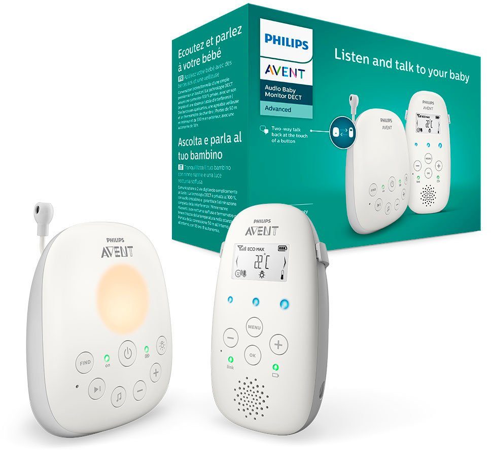 Philips AVENT Babyphone SCD713/26, mit Gegensprechfunktion