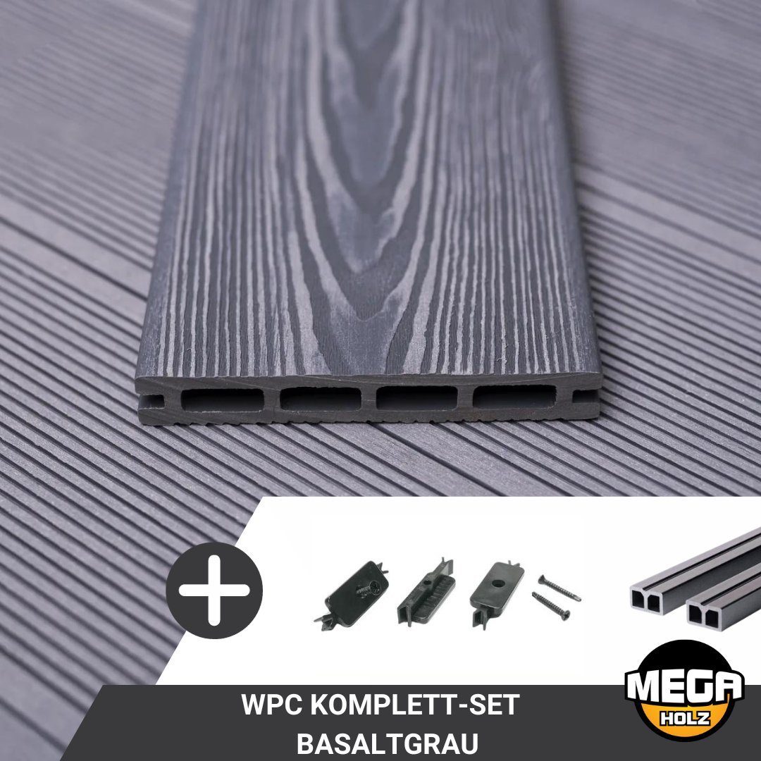 Mega-Holz Terrassendielen Mega Holz WPC Terrassendielen