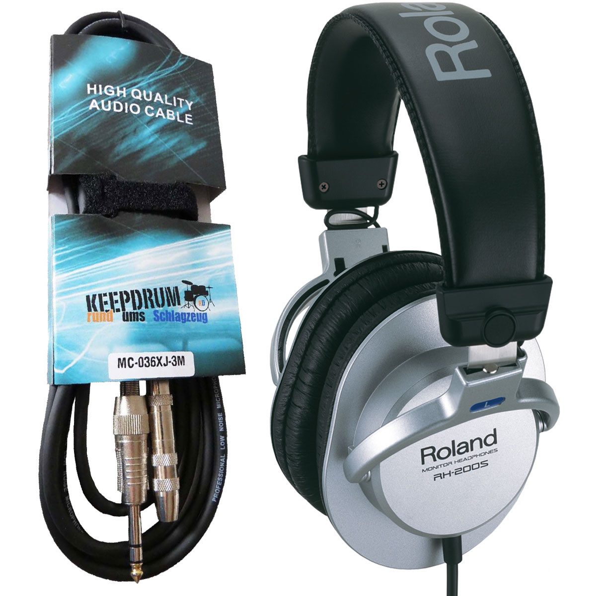 Roland Audio Roland RH-200S Silver mit