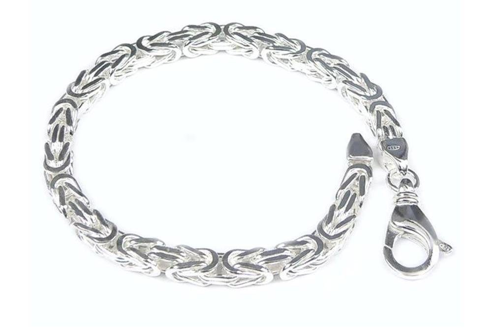 Silberkettenstore Silberarmband Königskette Armband 5mm -