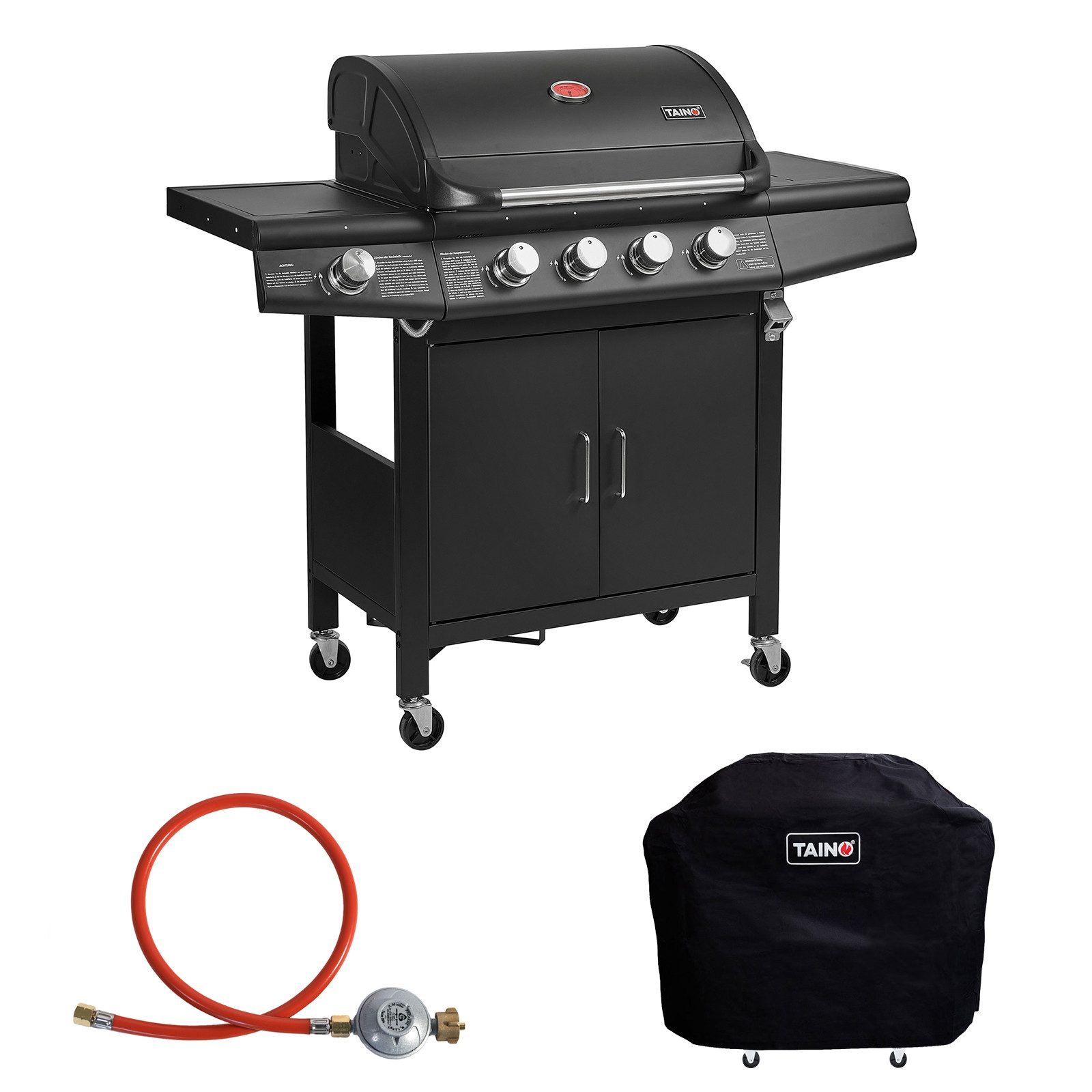 TAINO Gasgrill RED 4 +1, Gasgrill