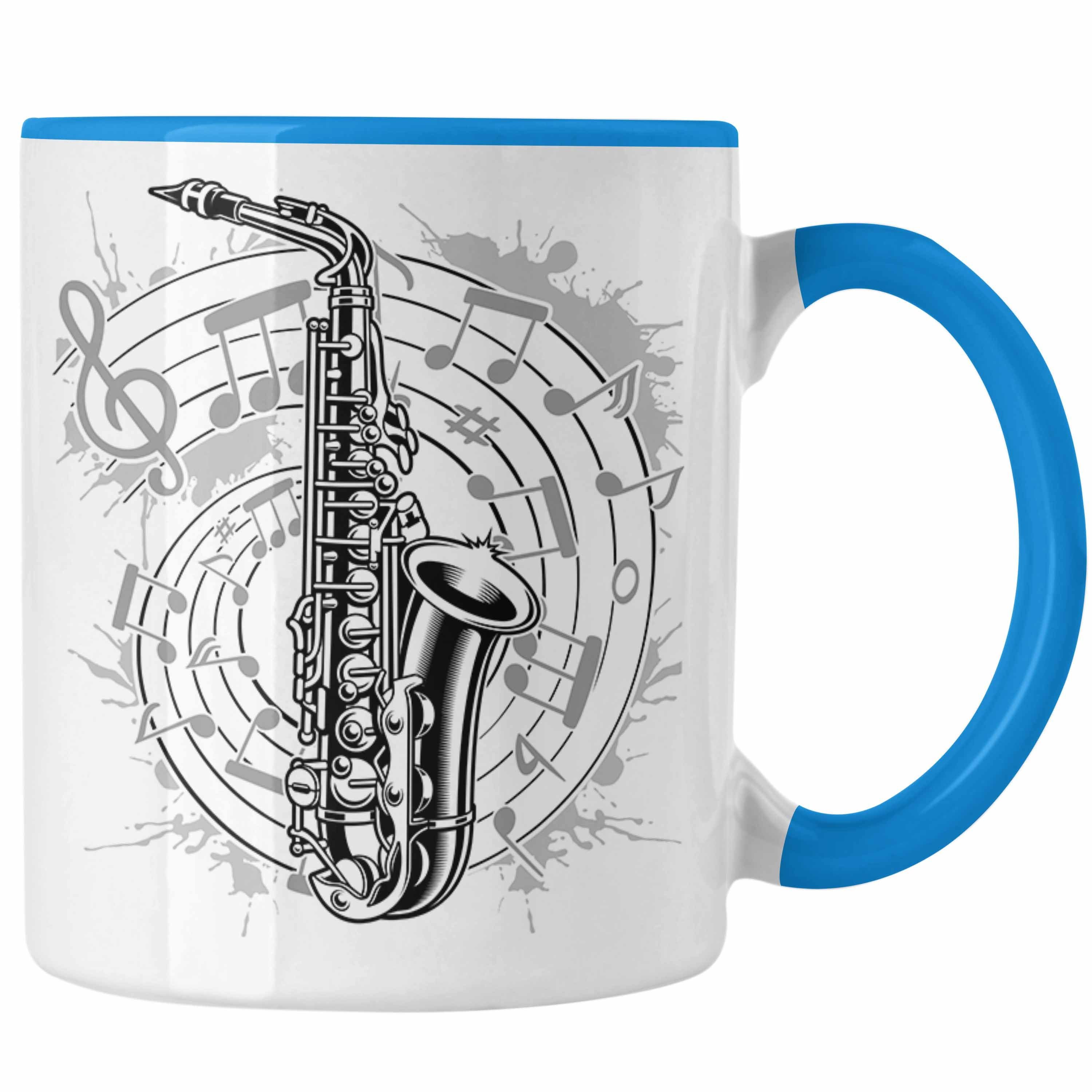Trendation Tasse Saxophon Musik Noten Jazz
