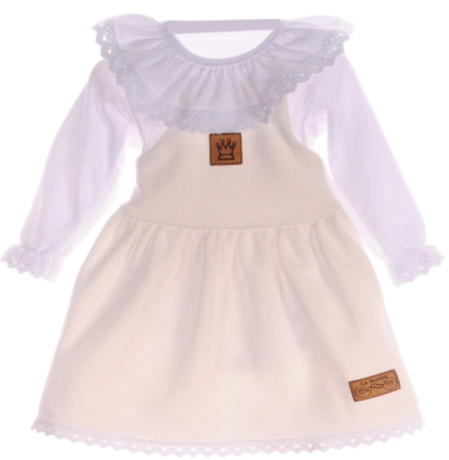 La Bortini 2-in-1-Kleid Trägerkleid Baby Kleid