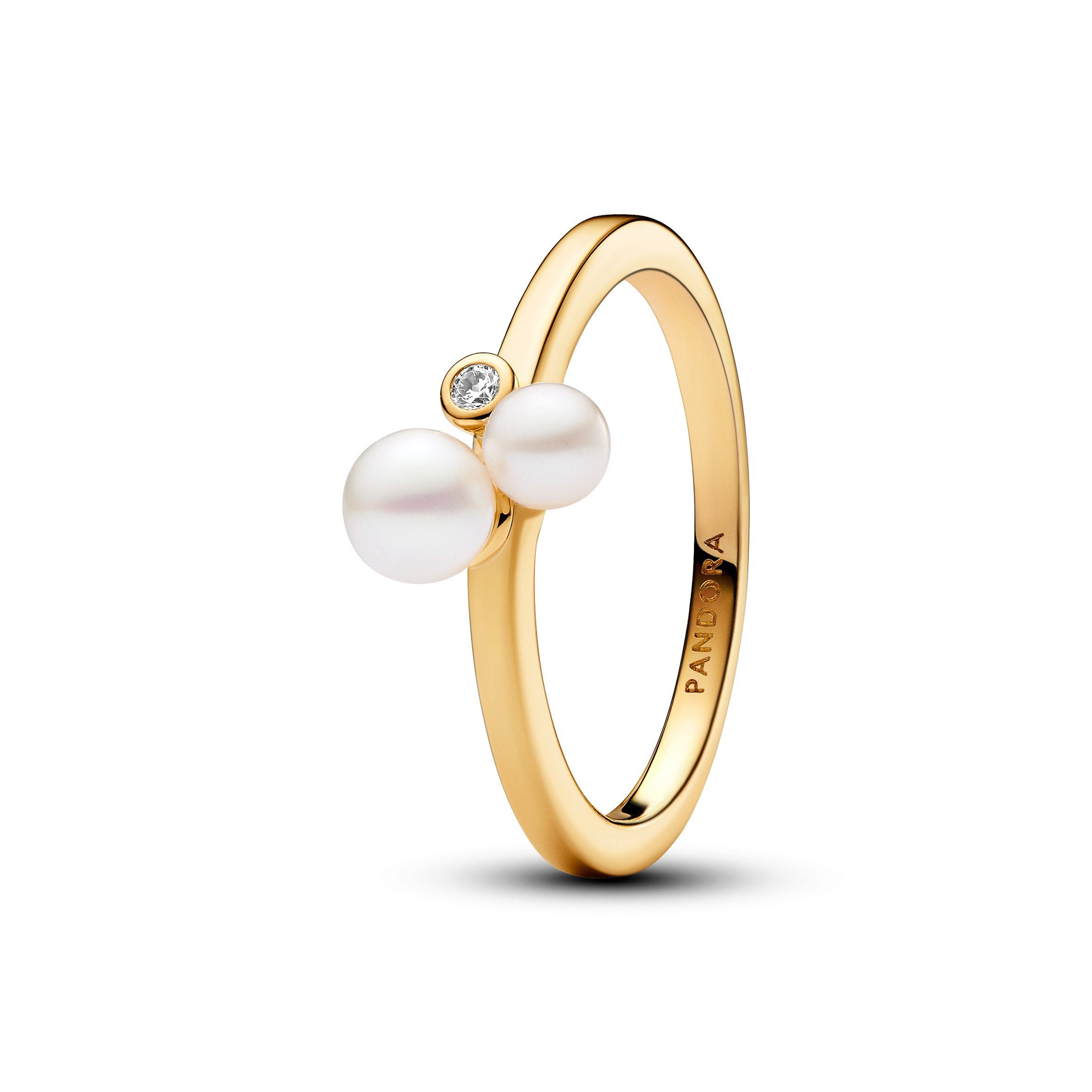 Pandora Silberring Pandora Ring Duo Pearls