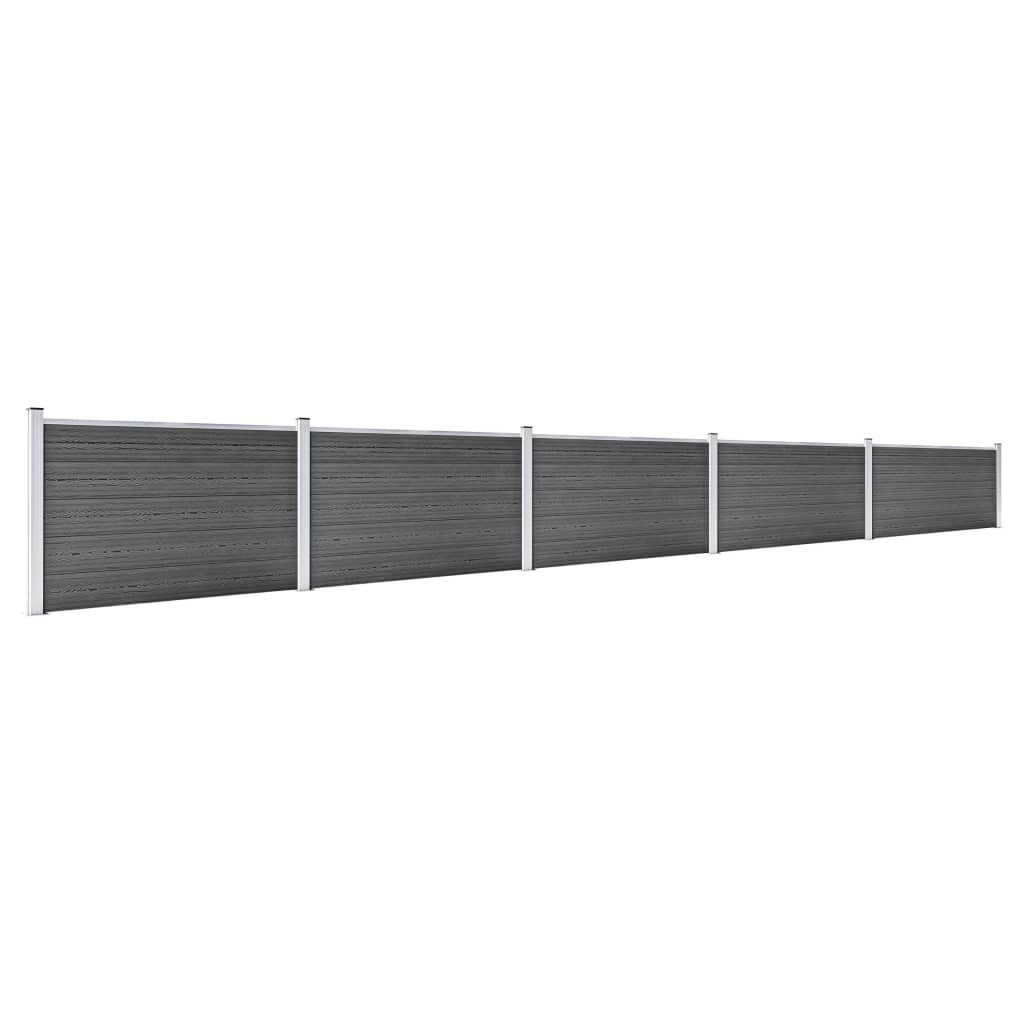 vidaXL Gartenzaun, Zaunelement Set WPC 872x105