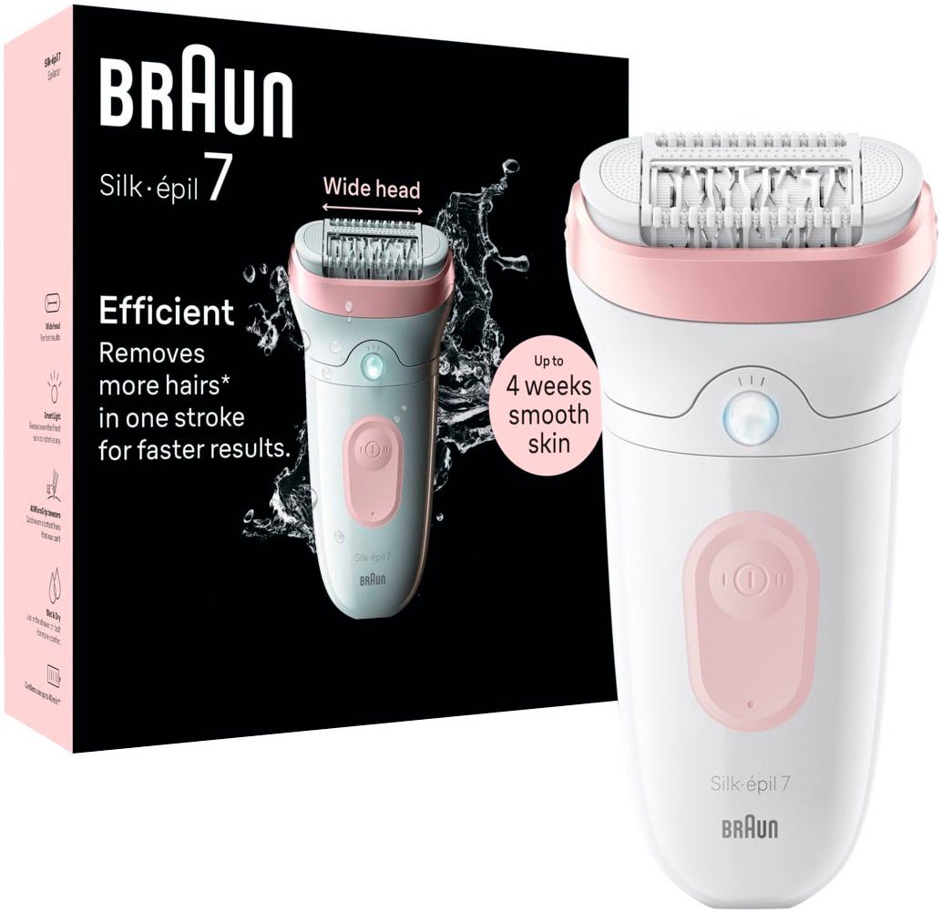 Braun Epilierer Silk-épil 7 7-000, Massagerollenaufsatz,