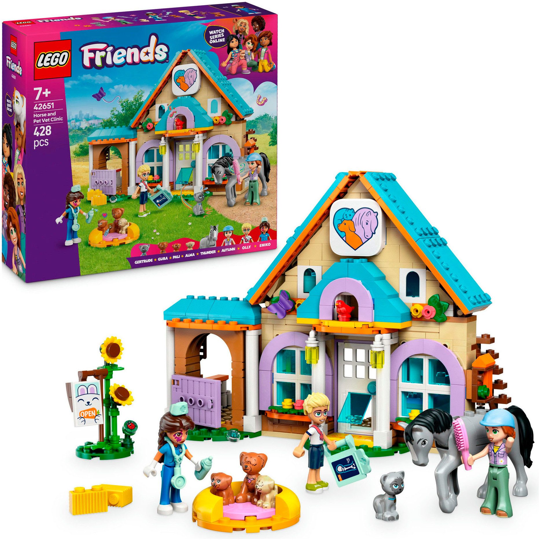 LEGO® Tierarztpraxis für Pferde und Haustiere