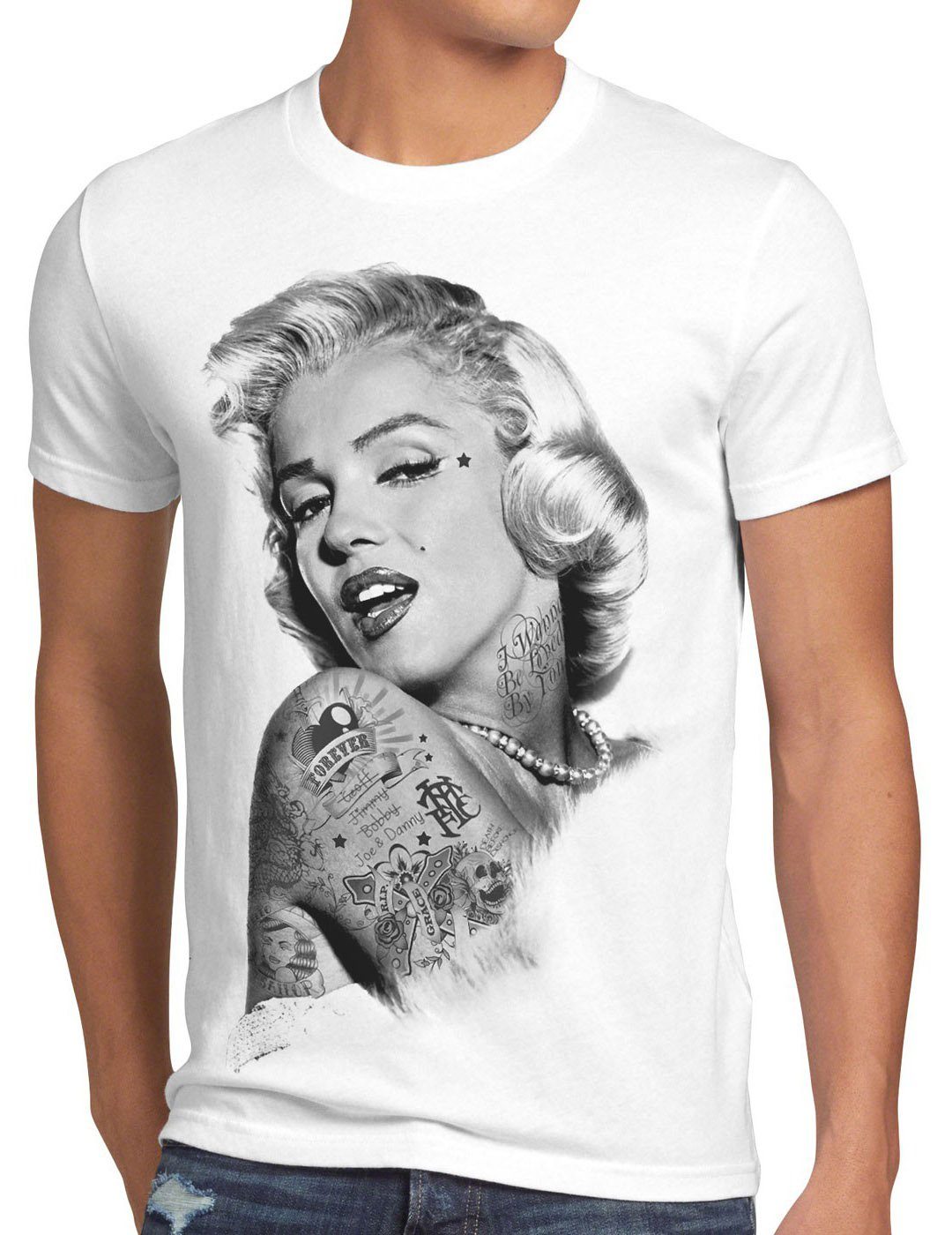 style3 T-Shirt Tattoo Marilyn inked rock