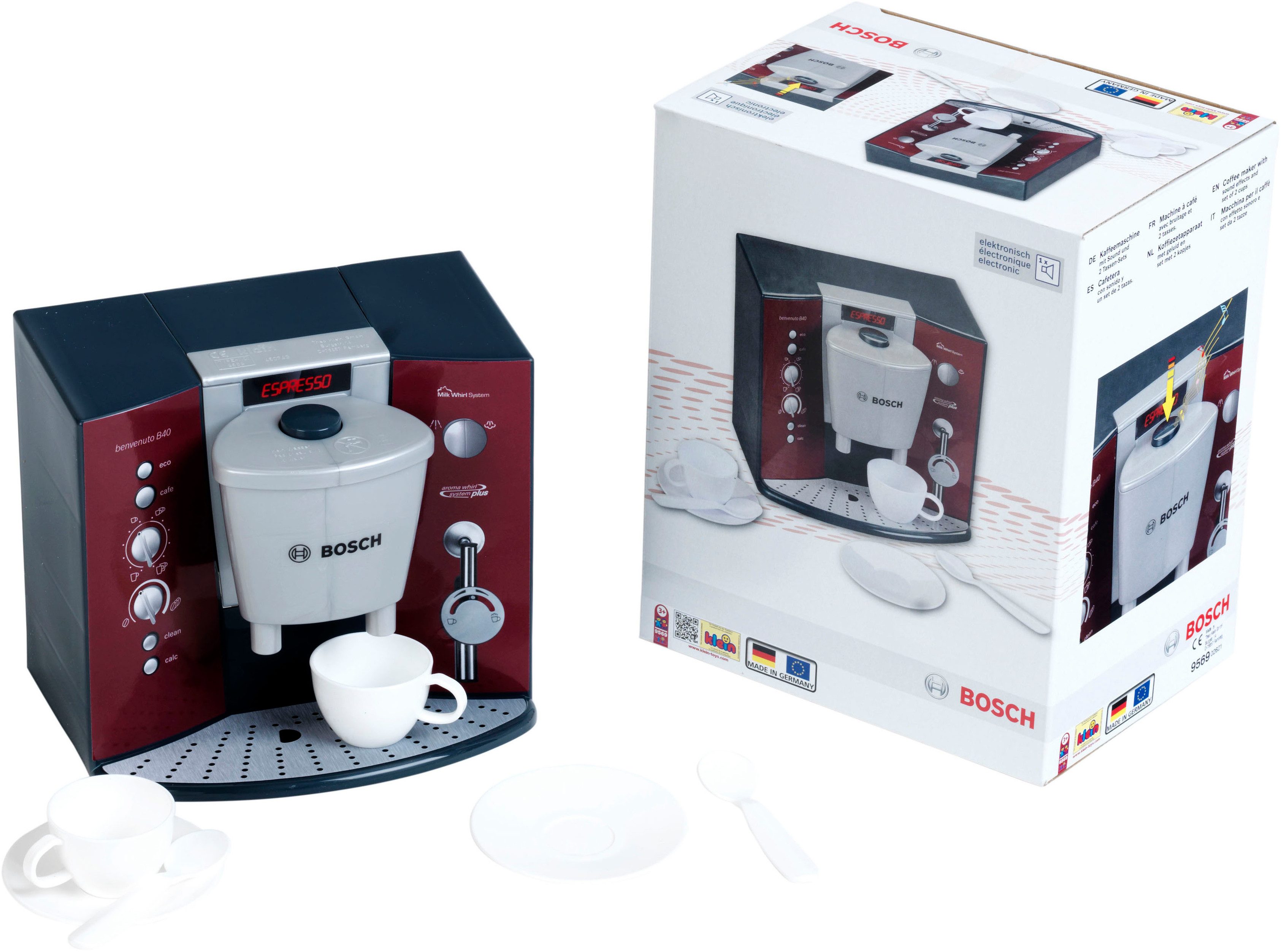Klein Kinder-Kaffeemaschine Bosch Kaffeemaschine mit Sound
