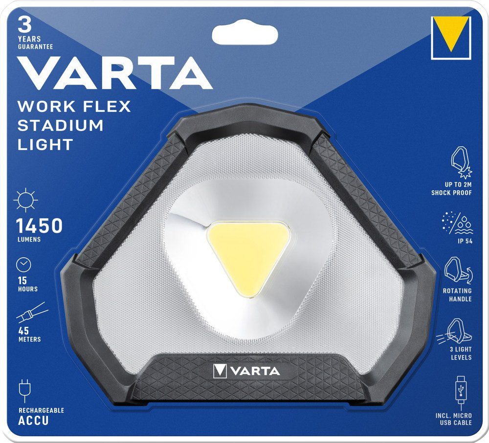 VARTA LED Taschenlampe Taschenlampe LED Work