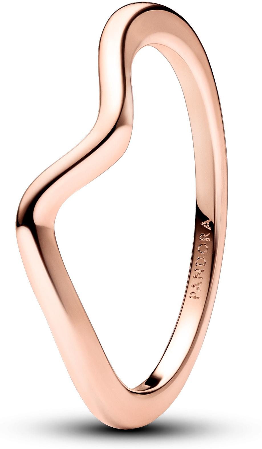 Pandora Fingerring Pandora Polierte Welle Ring