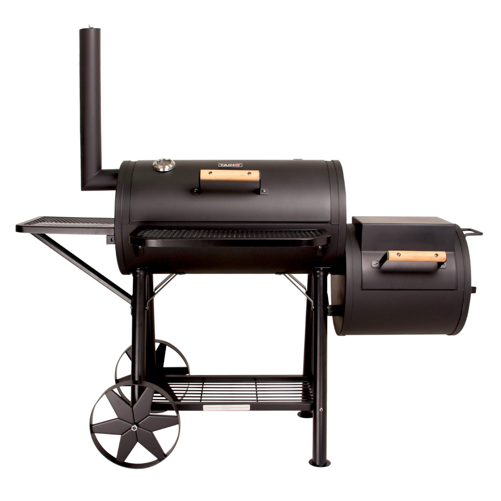 TAINO Smoker YUMA, Räucher-Ofen, Holzgriffe, Wandstärke
