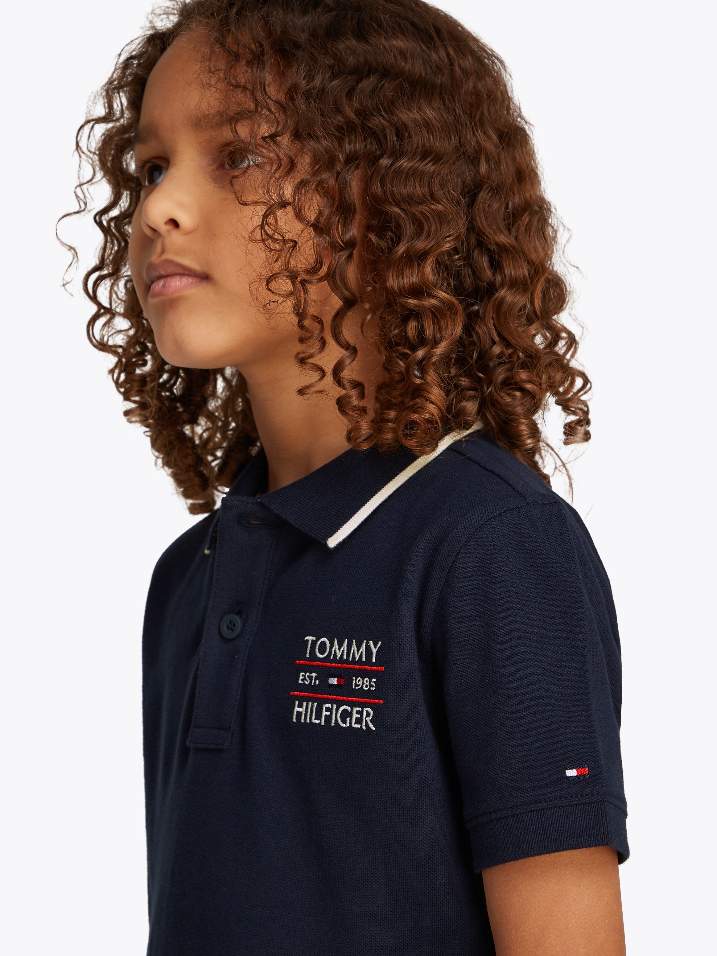 Tommy Hilfiger Poloshirt TOMMY FLAG HILFIGER