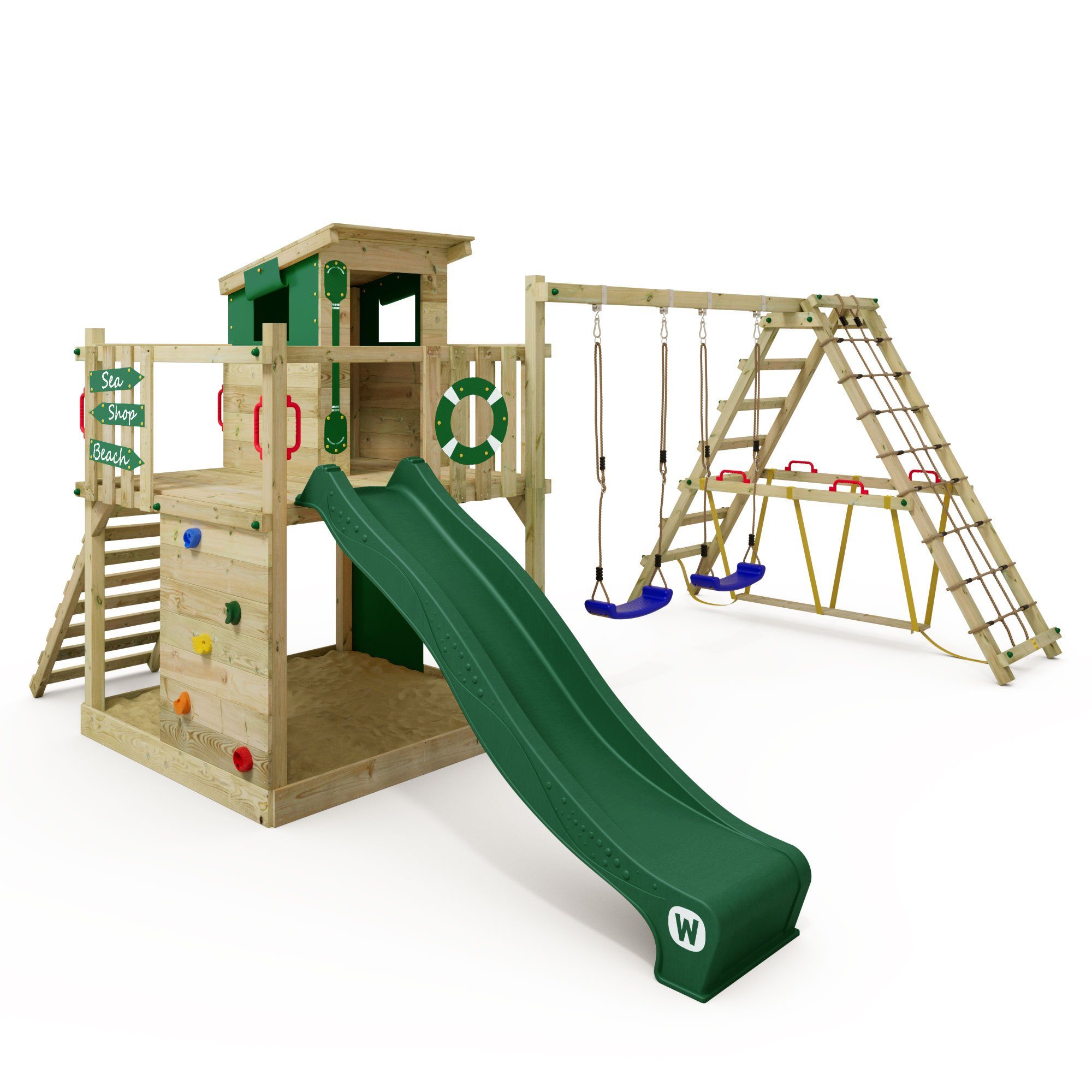 Wickey Spielturm Smart Surf – Abenteuer-Stelzenhaus