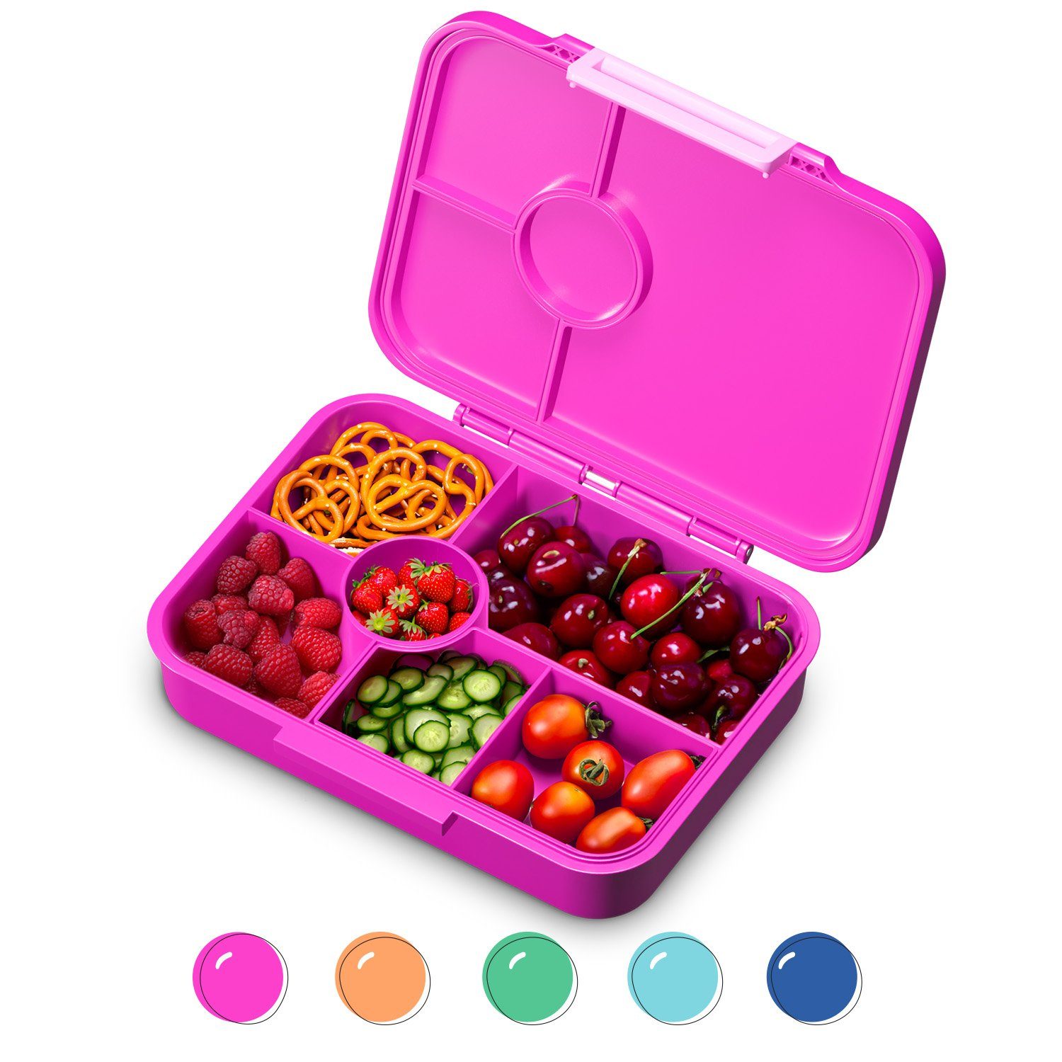 schmatzfatz Frischhaltedose Lite Lunchbox 6 Fächer