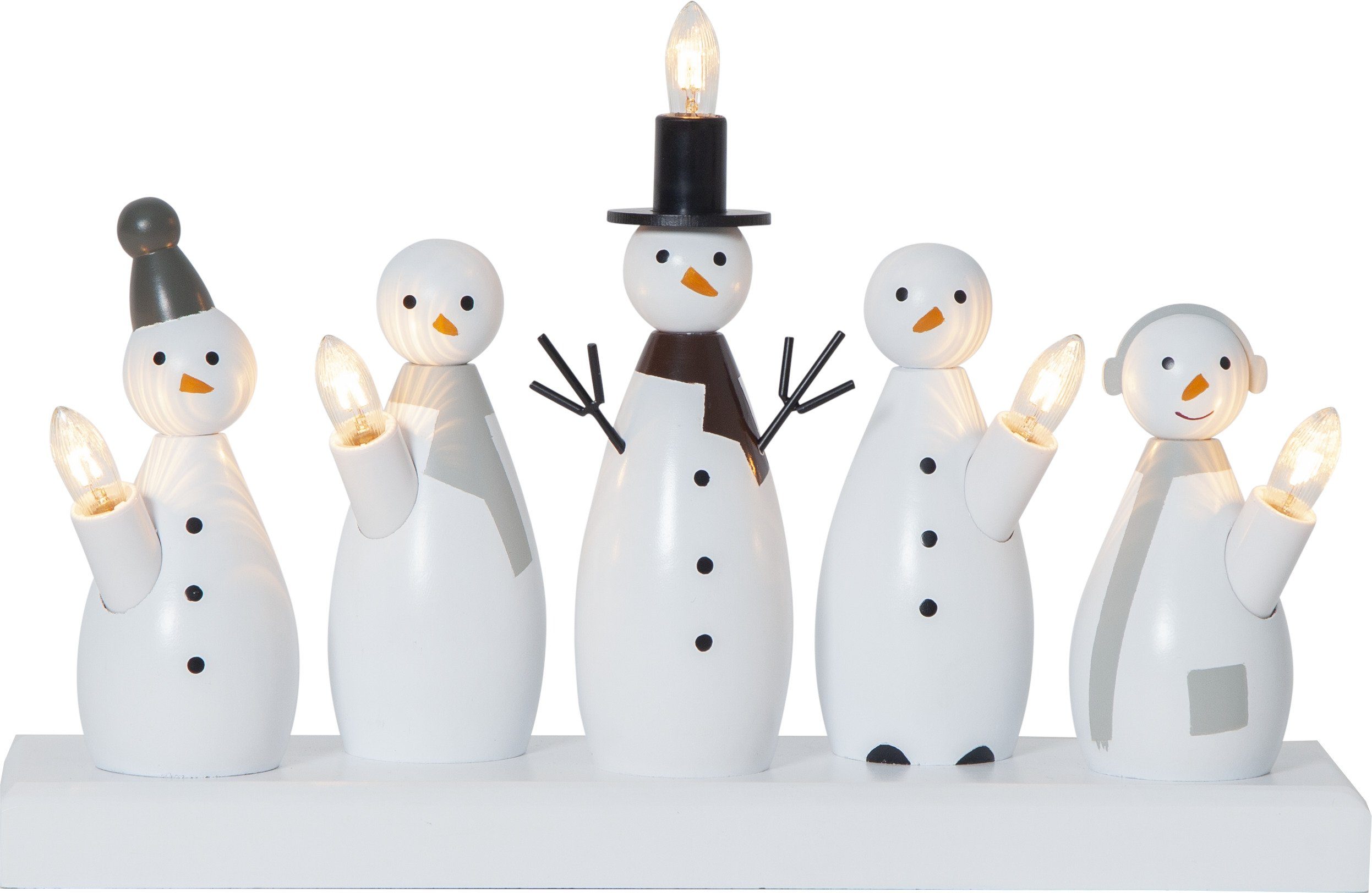 STAR TRADING LED Schwibbogen Dekoleuchte Snowman,