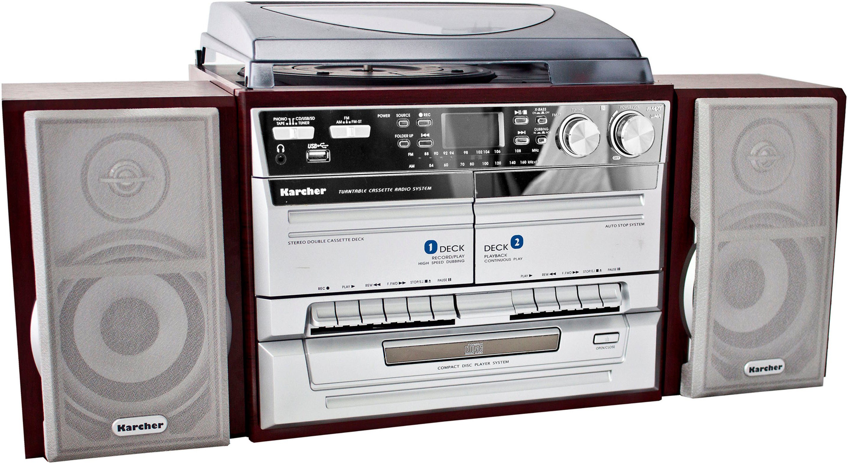 Karcher KA 320 Stereoanlage (AM-Tuner, FM-Tuner,