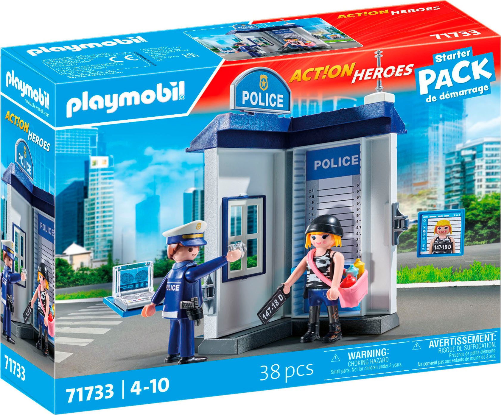 Playmobil® Polizei Ermittlungszimmer (71733), Playmobil Action