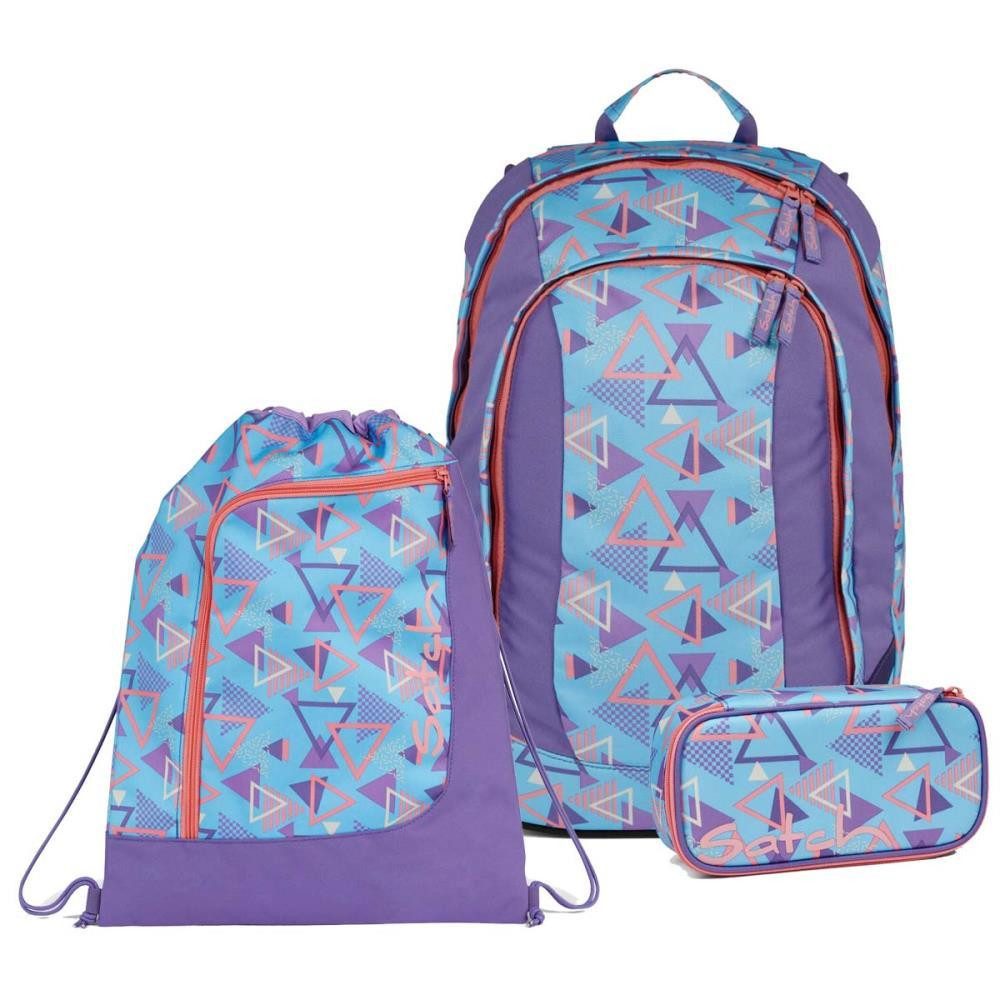 Satch Schulrucksack Air (3tlg., inkl. Schlamperbox