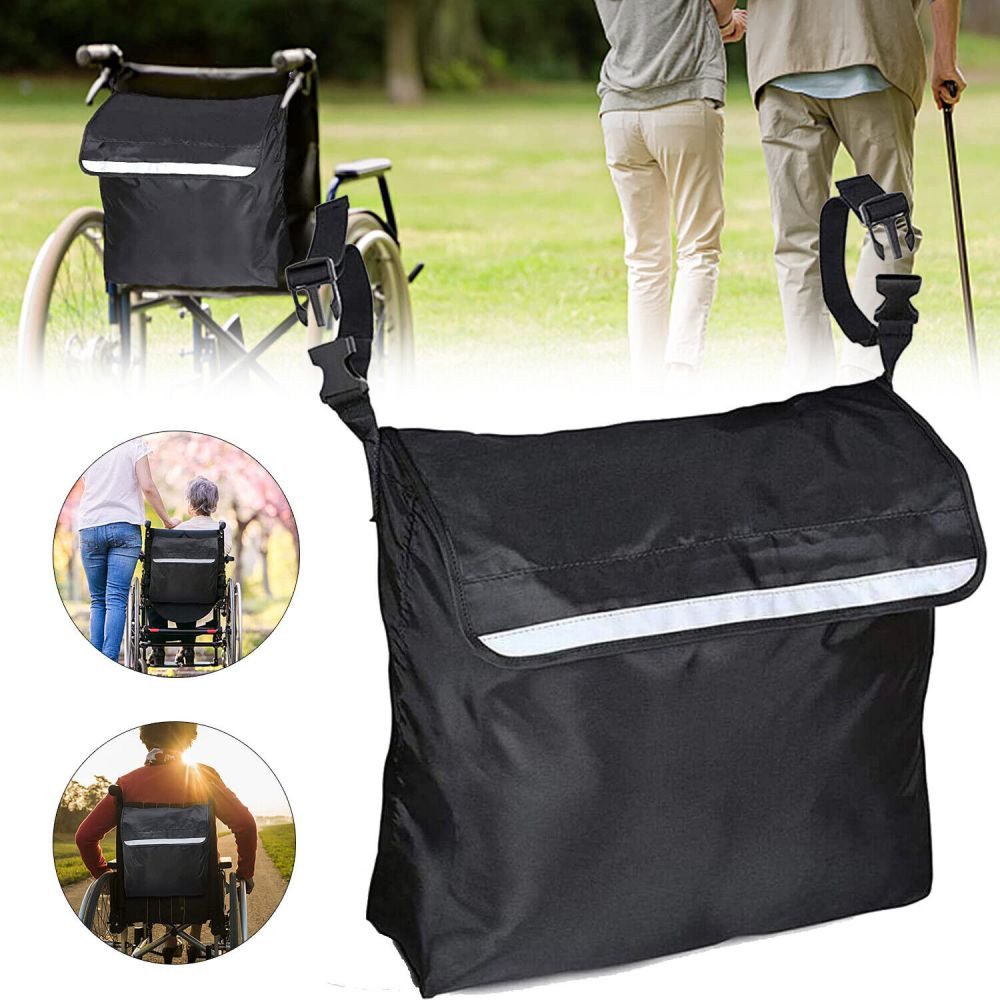 QUBEBU Aufbewahrungstasche Rollstuhltasche Rollatortasche, Mobilex Rollator
