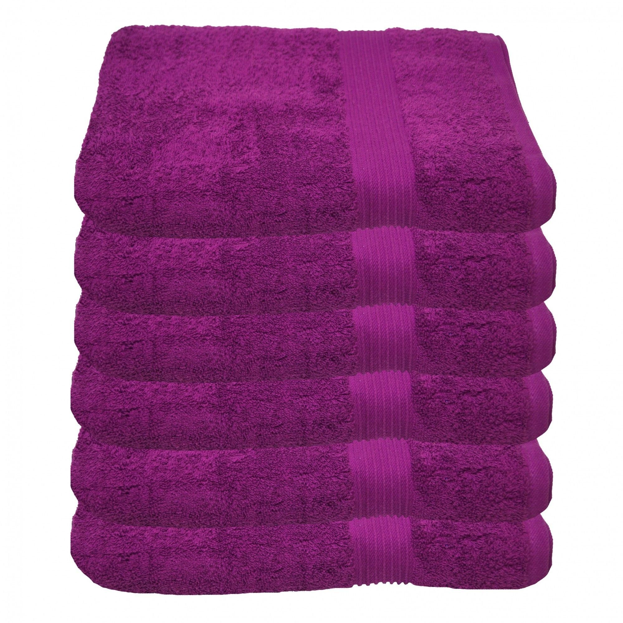Julie Julsen Handtücher 6-Handtücher-Lila-Handtuch 50 x