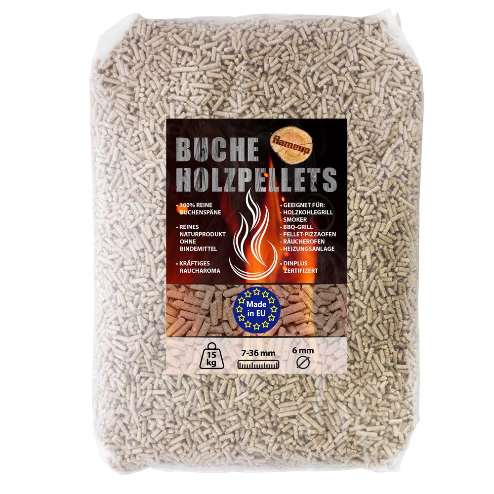 Flameup Holzpellets Buche Pellets 15 kg