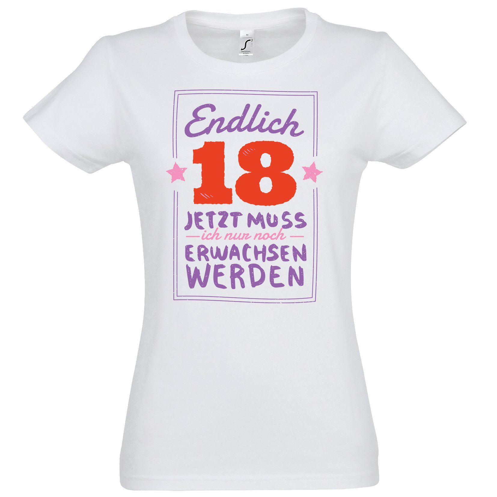 Youth Designz T-Shirt Endlich 18 Geburtstag