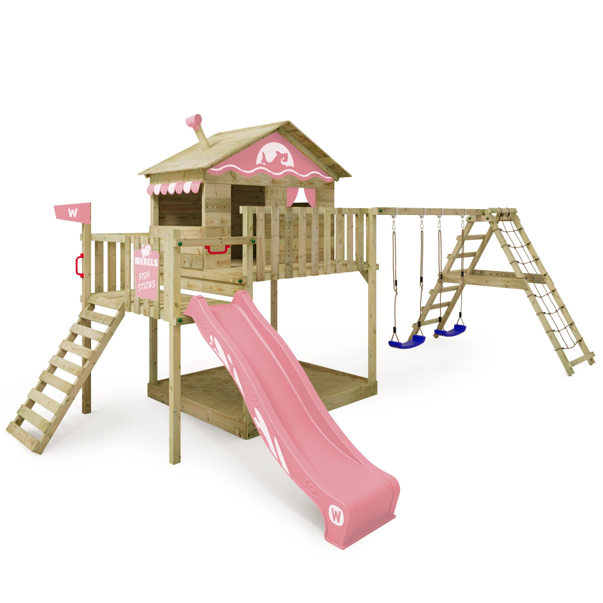 Wickey Spielturm Smart Ocean – Abenteuer-Stelzenhaus