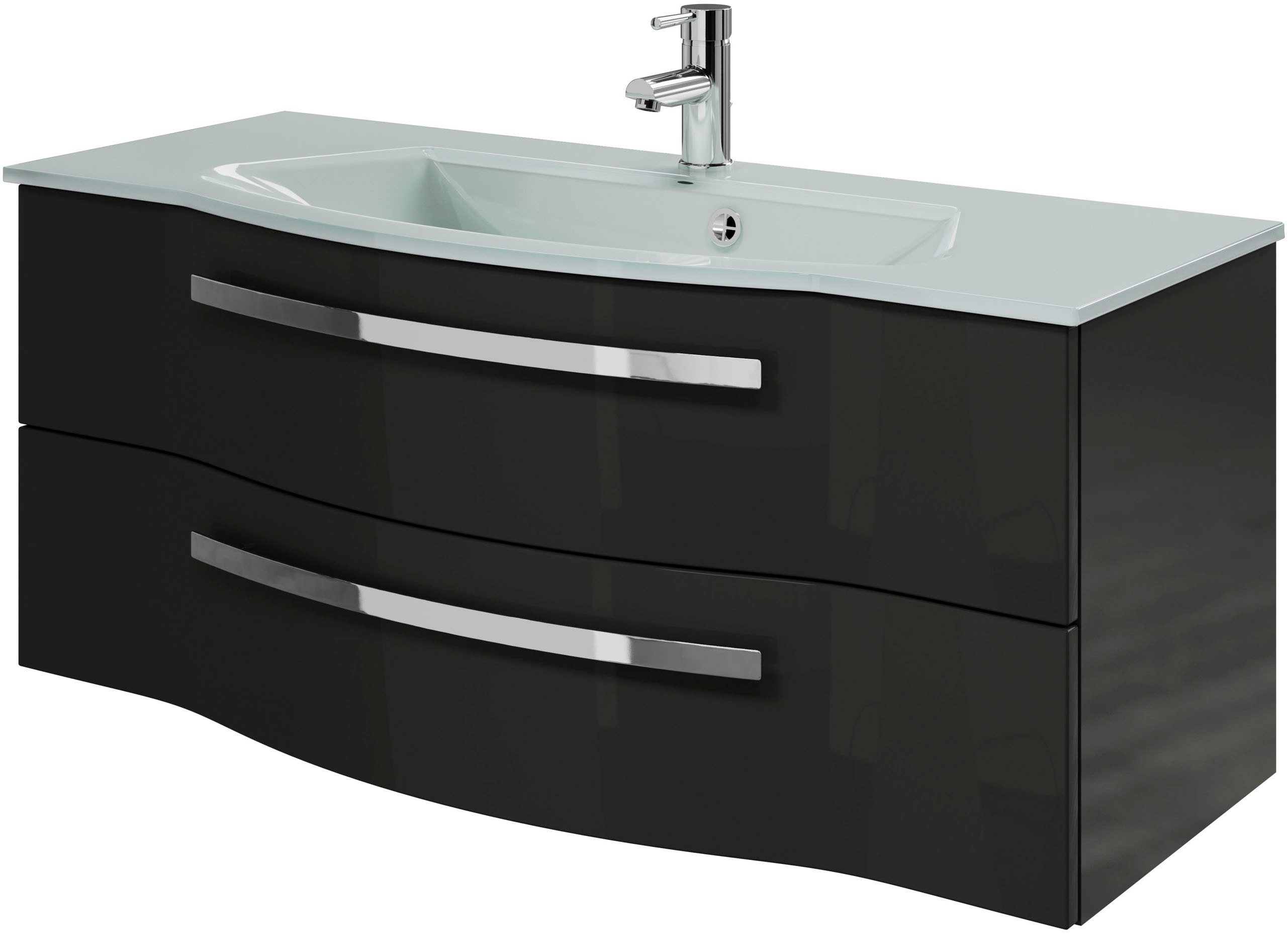 Saphir Waschtisch Serie 4005 Glas-Waschtisch mit