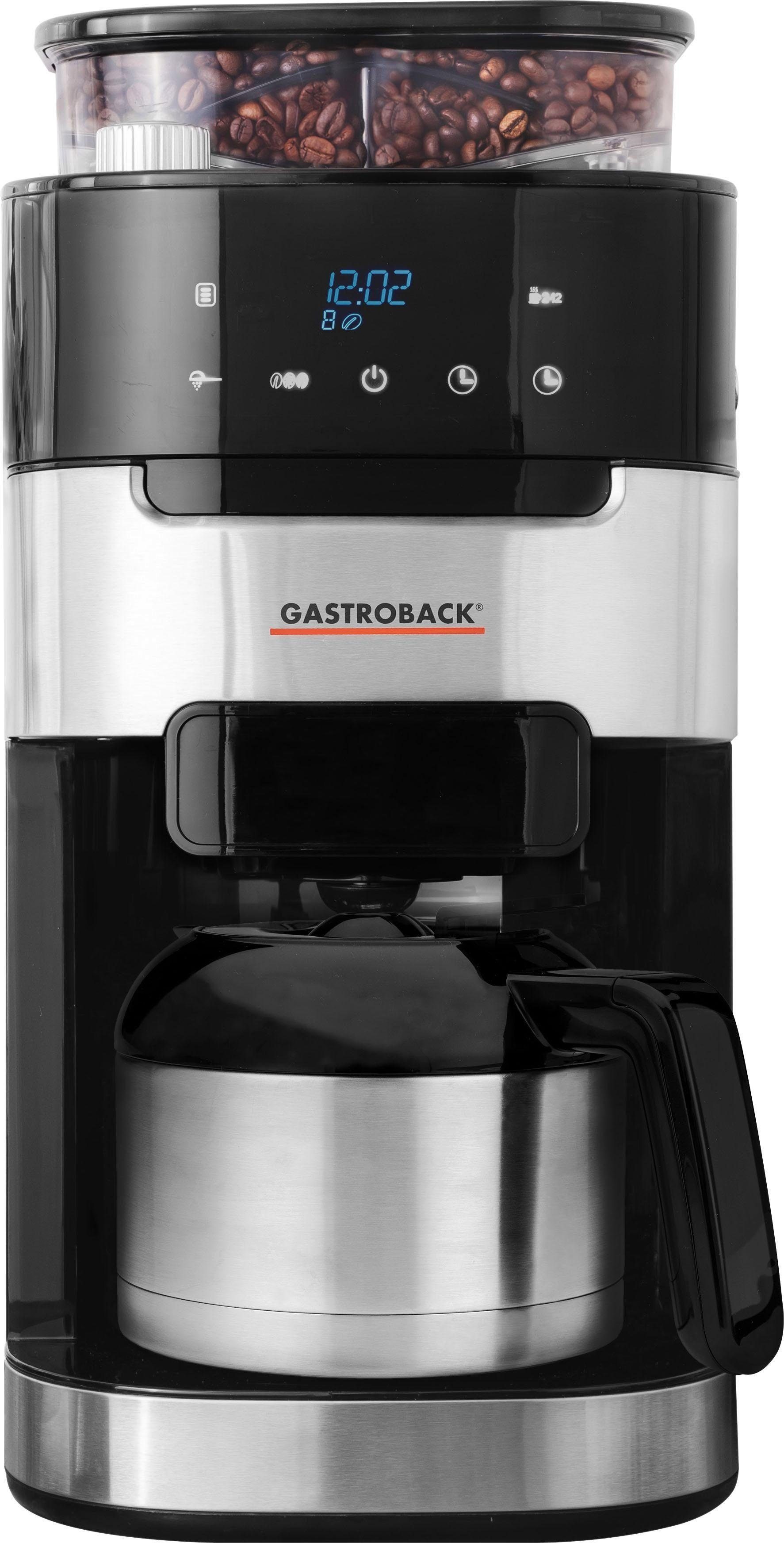 Gastroback Kaffeemaschine mit Mahlwerk 42711 S