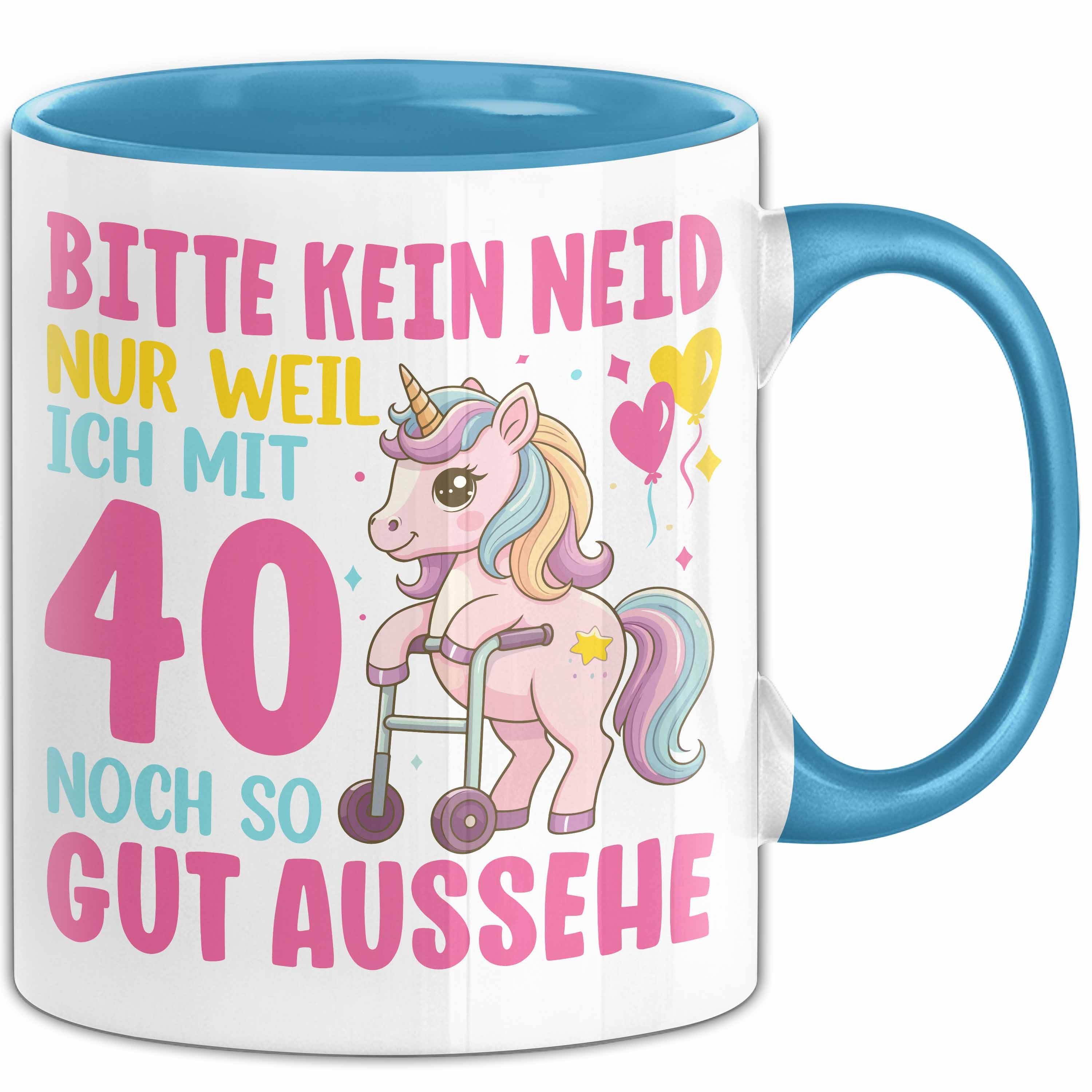 Trendation Tasse 40. Geburtstag Tasse Frauen