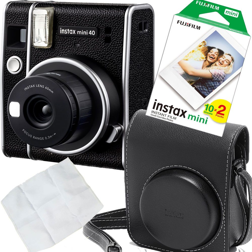 FUJIFILM Instax Mini 40 schwarz Sofortbildkamera