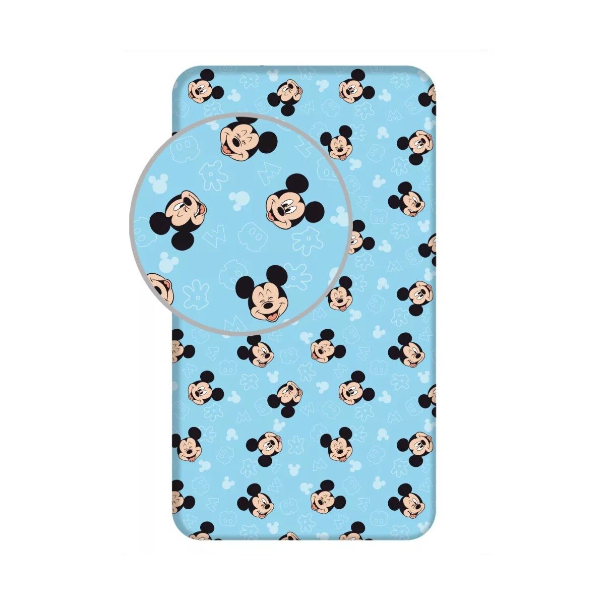 Disney Spannbettlaken Disney Mickey Spannbettlaken 90x200cm