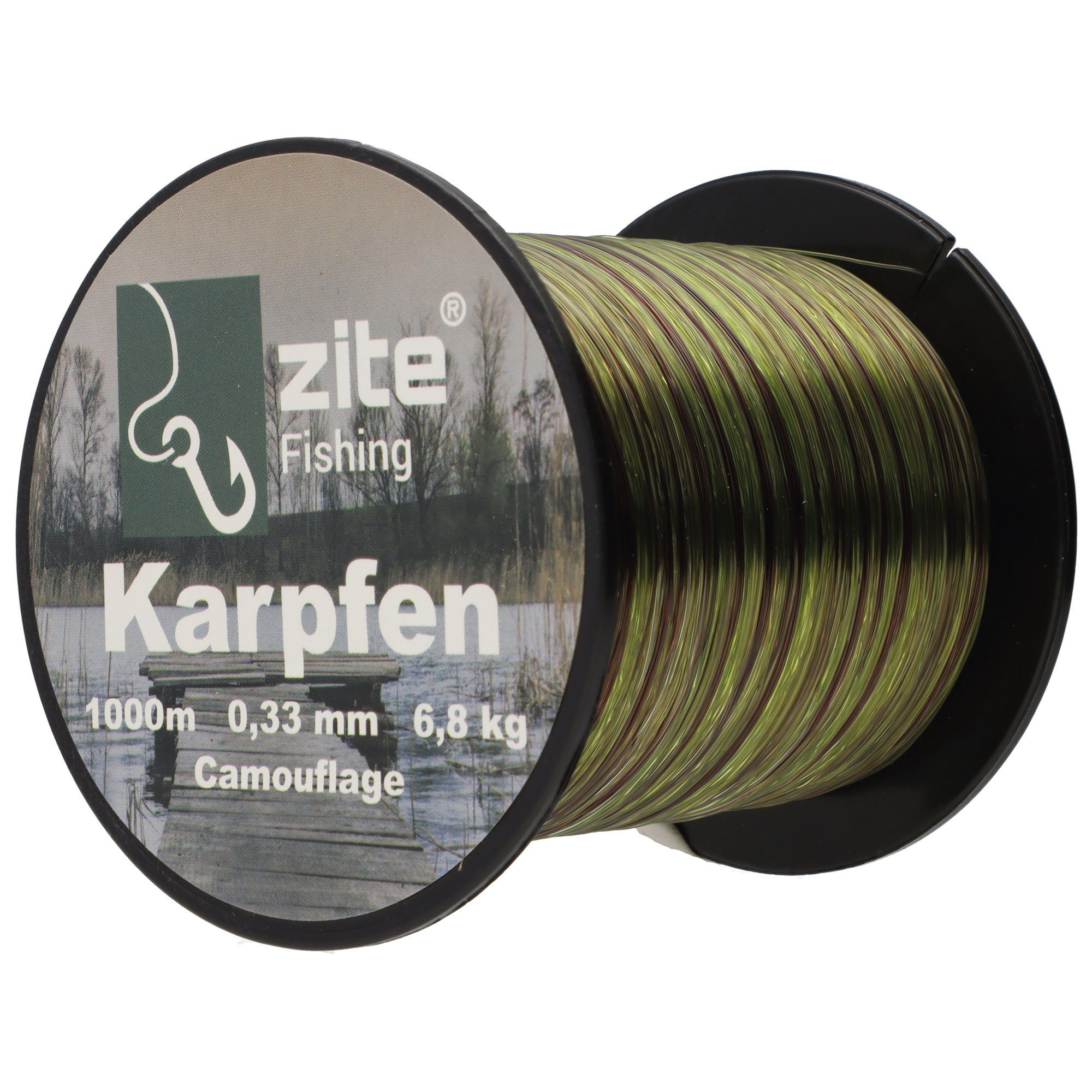 Zite Angelschnur Camouflage Karpfen Angelschnur 0,33mm