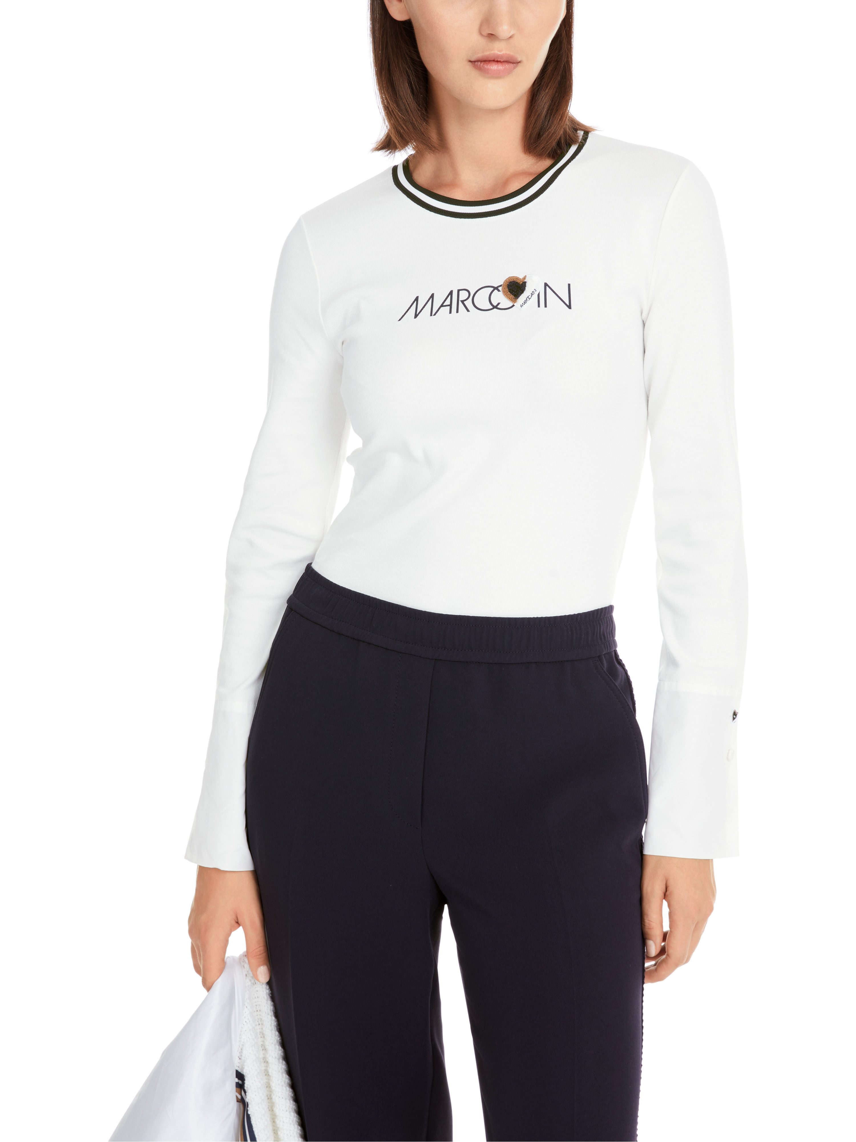 Marc Cain Langarmshirt 'Heartbreaker' Premium Damenmode