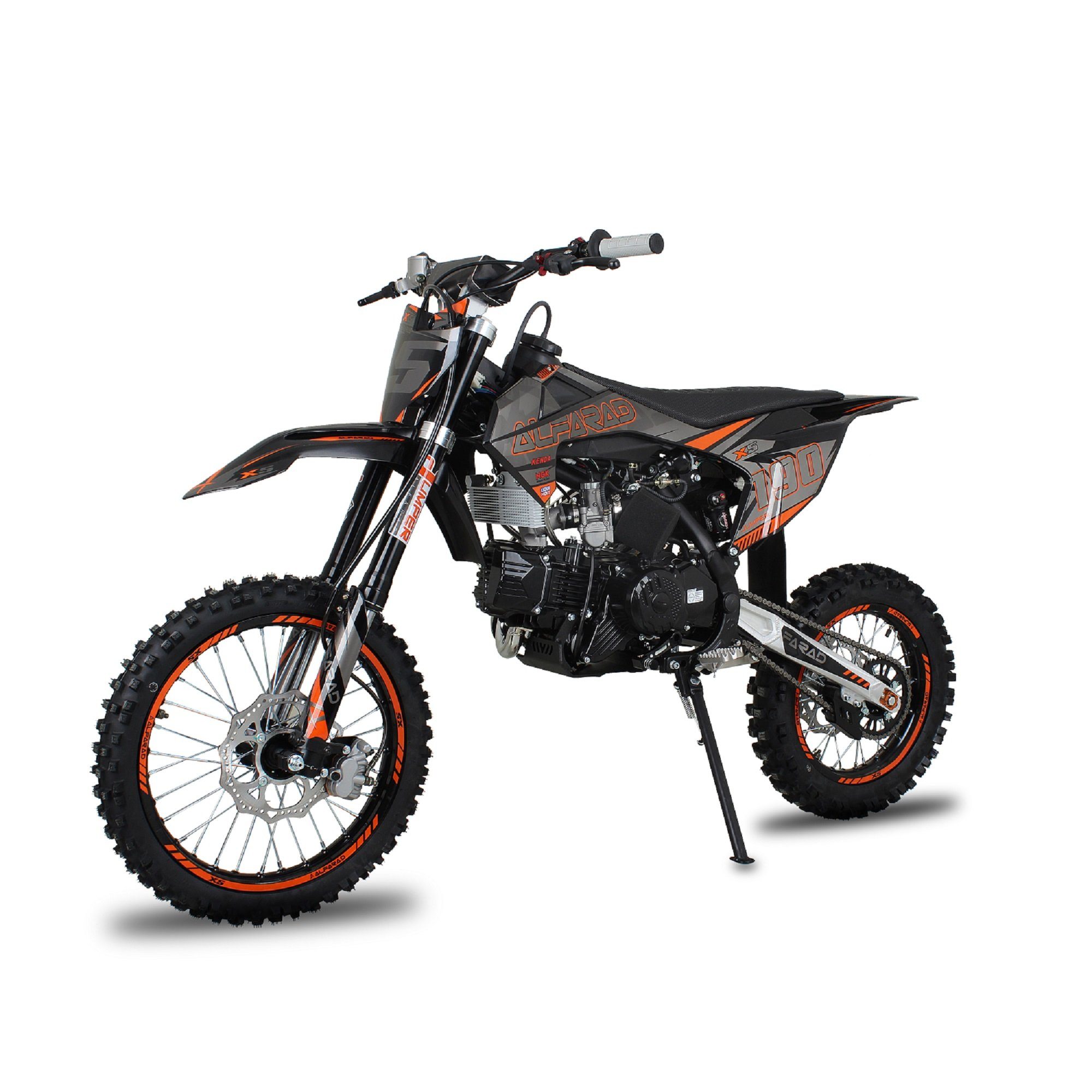 KXD Dirt-Bike 190ccm Dirtbike CrossBike 17/14'