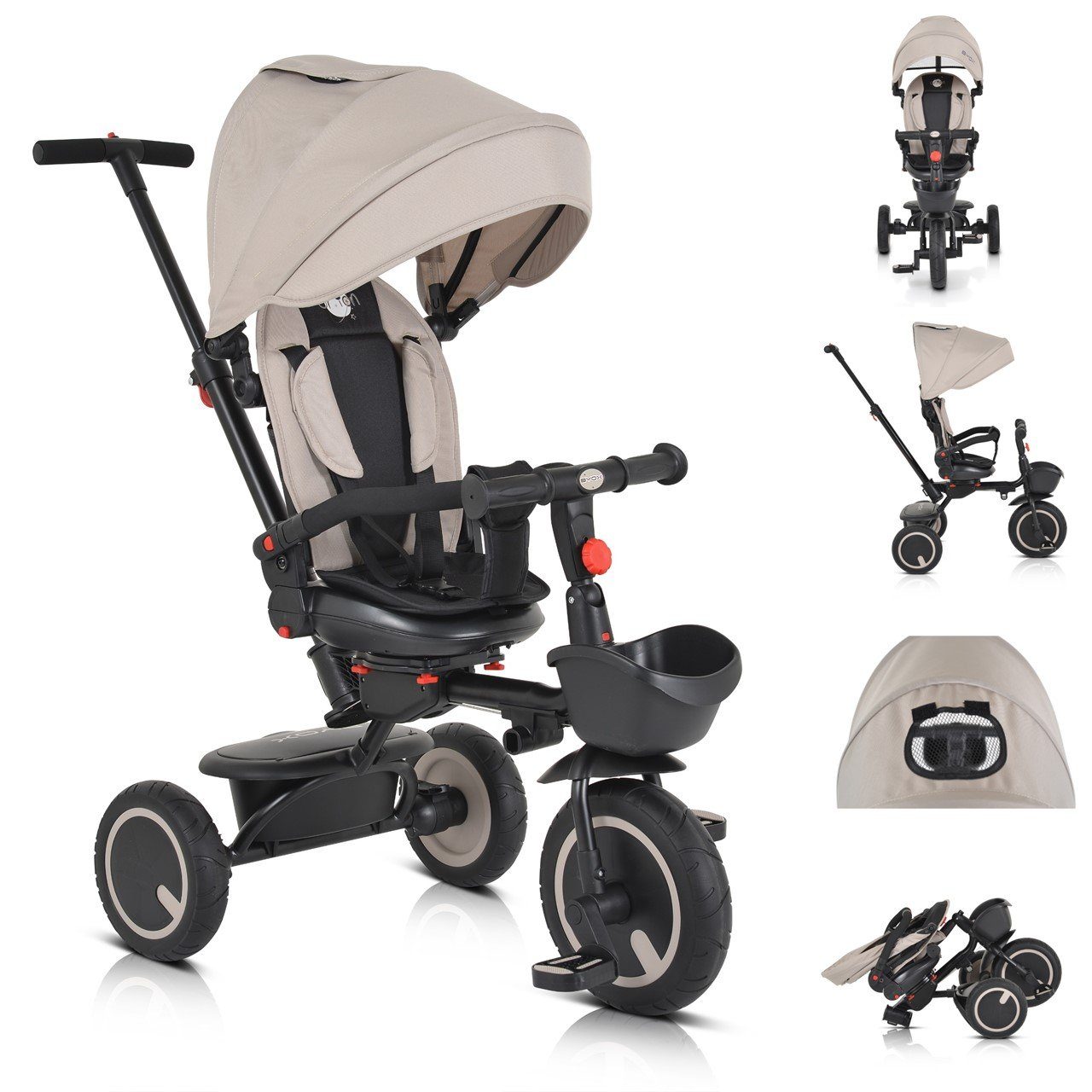 Byox Dreirad Dreirad Tricycle Orion faltbar,