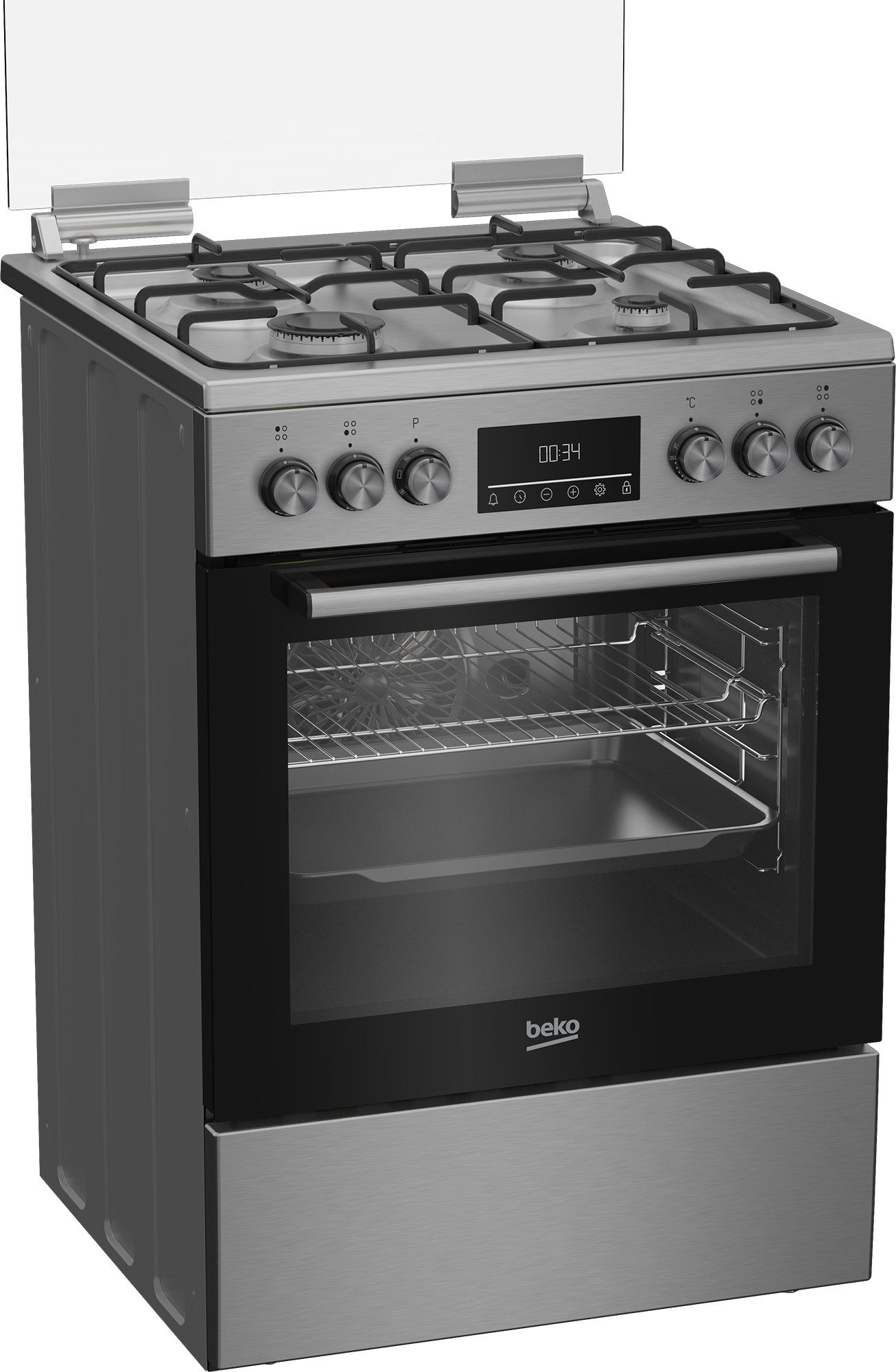 BEKO Gas-Standherd elektro Backofen Umluft Grill