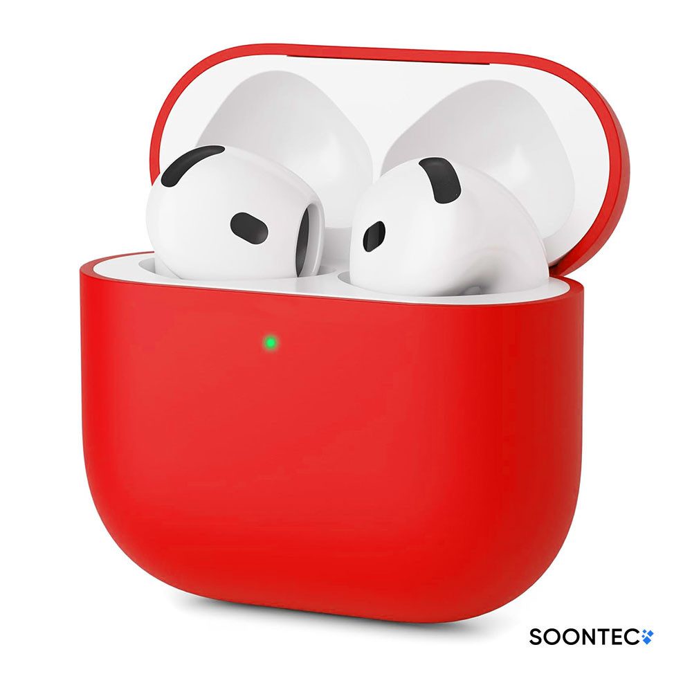 SOONTEC Kopfhörer-Schutzhülle AirPods 4 Case, Silikon