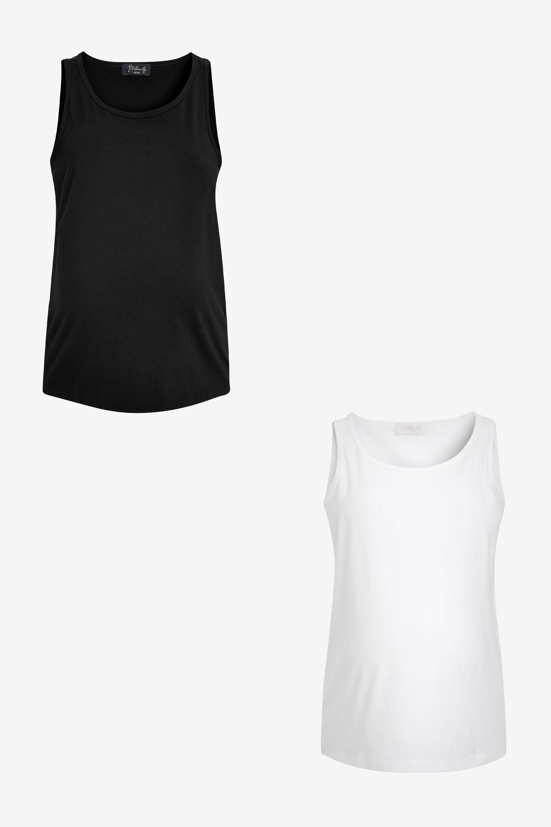 Next Umstandstop Umstandsmode-Basics Trägerhemden im 2er-Pack