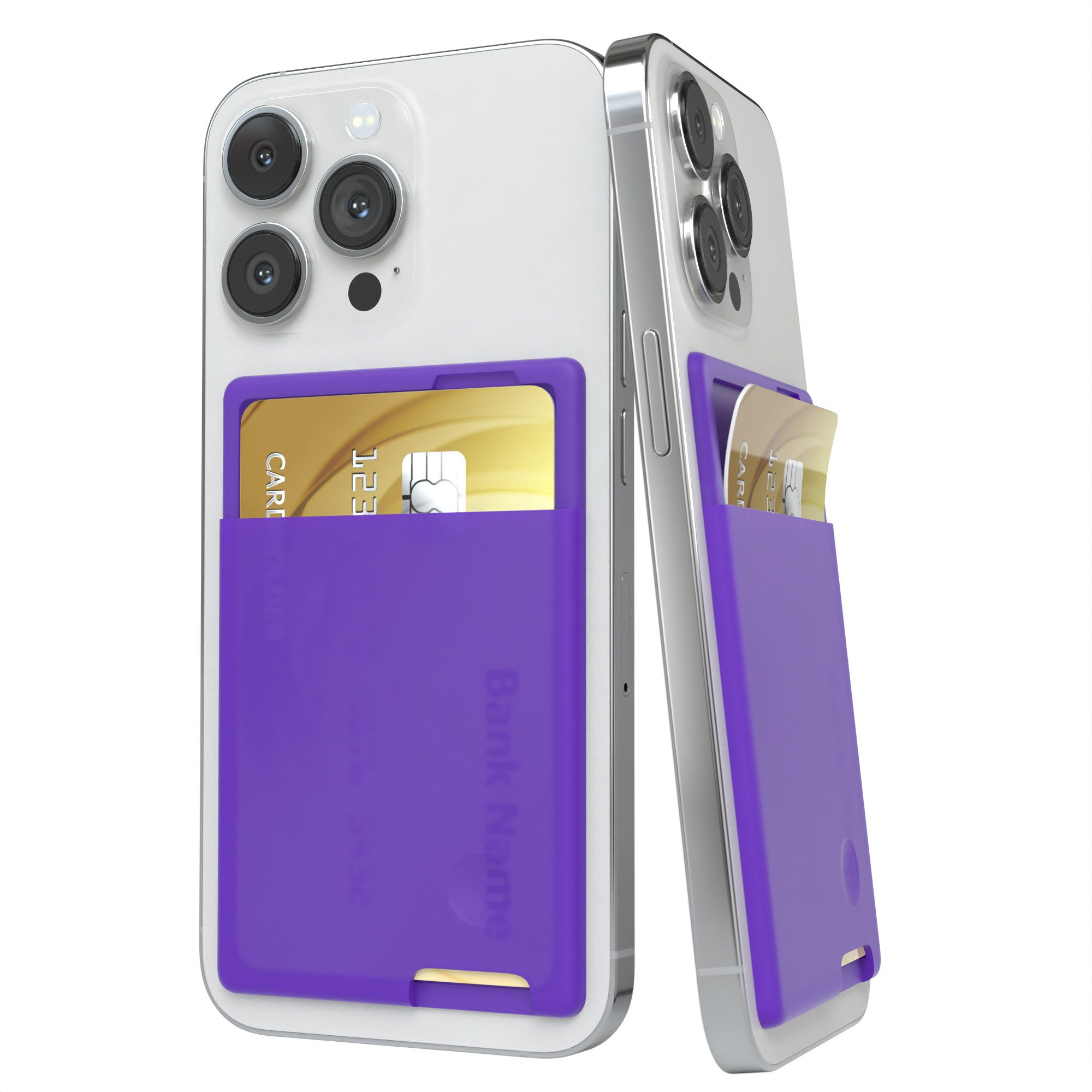 EAZY CASE Smartphone-Halterung Smartphone Cardholder Silicon,