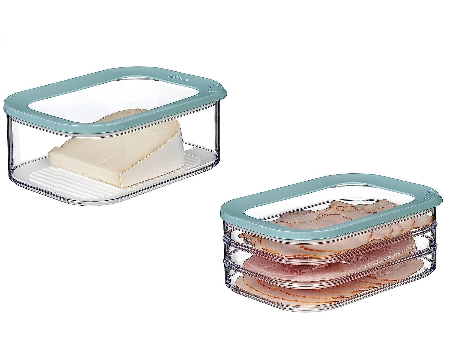 Mepal Vorratsdose Käse- und Wurstdosen-Set Meat