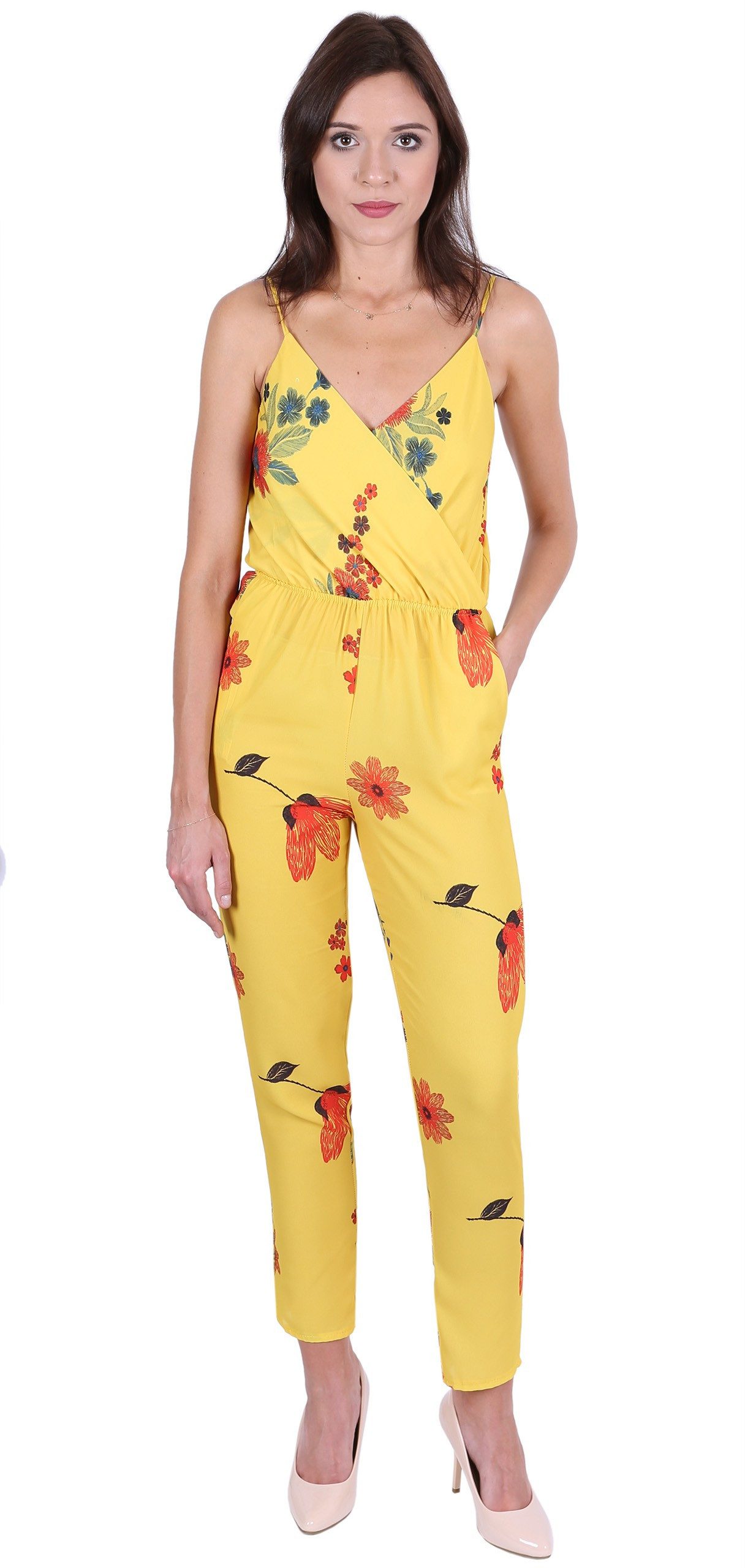 Sarcia.eu Overall Gelber Overall, Frauenkostüm mit